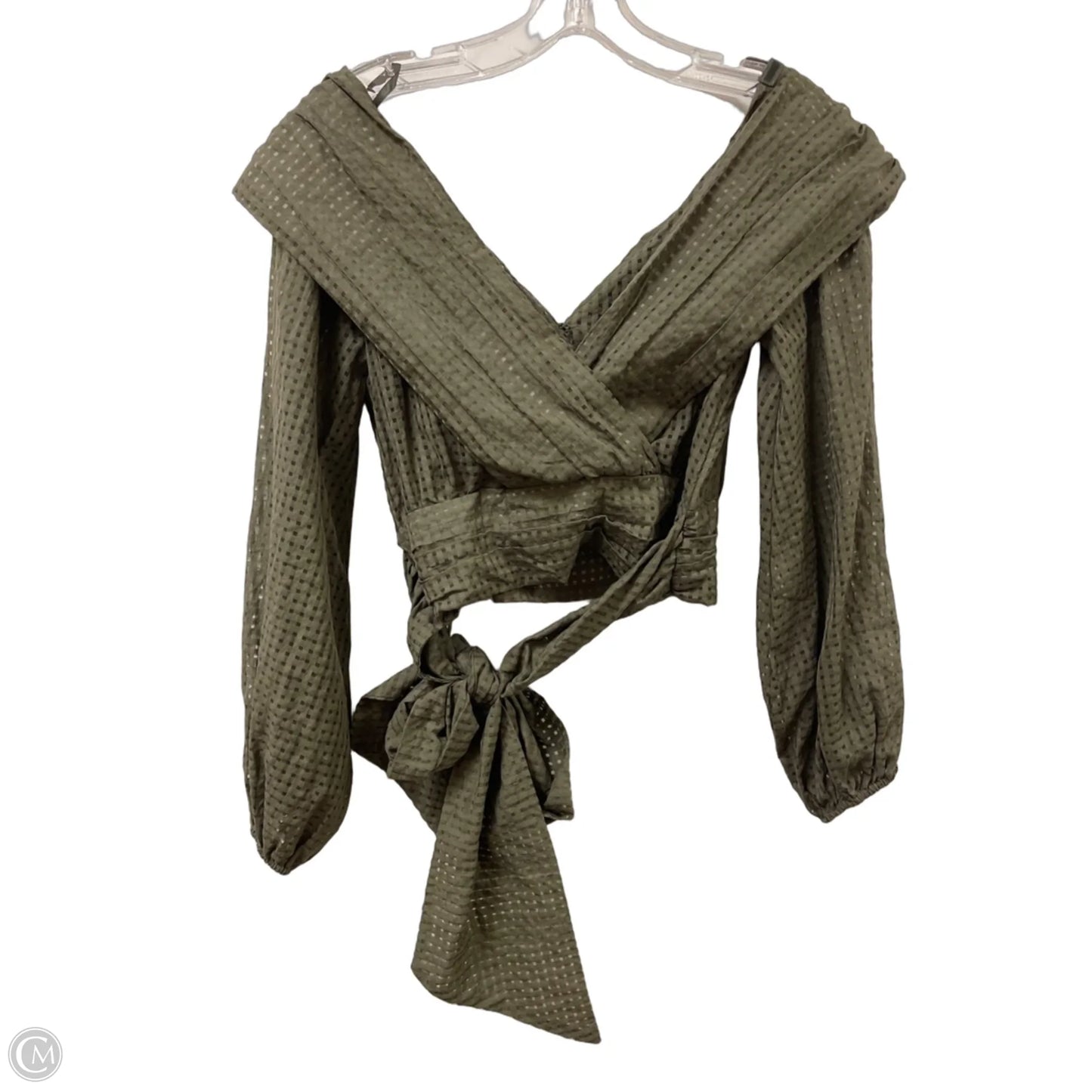 Top Long Sleeve By Maeve In Green, Size: Xs