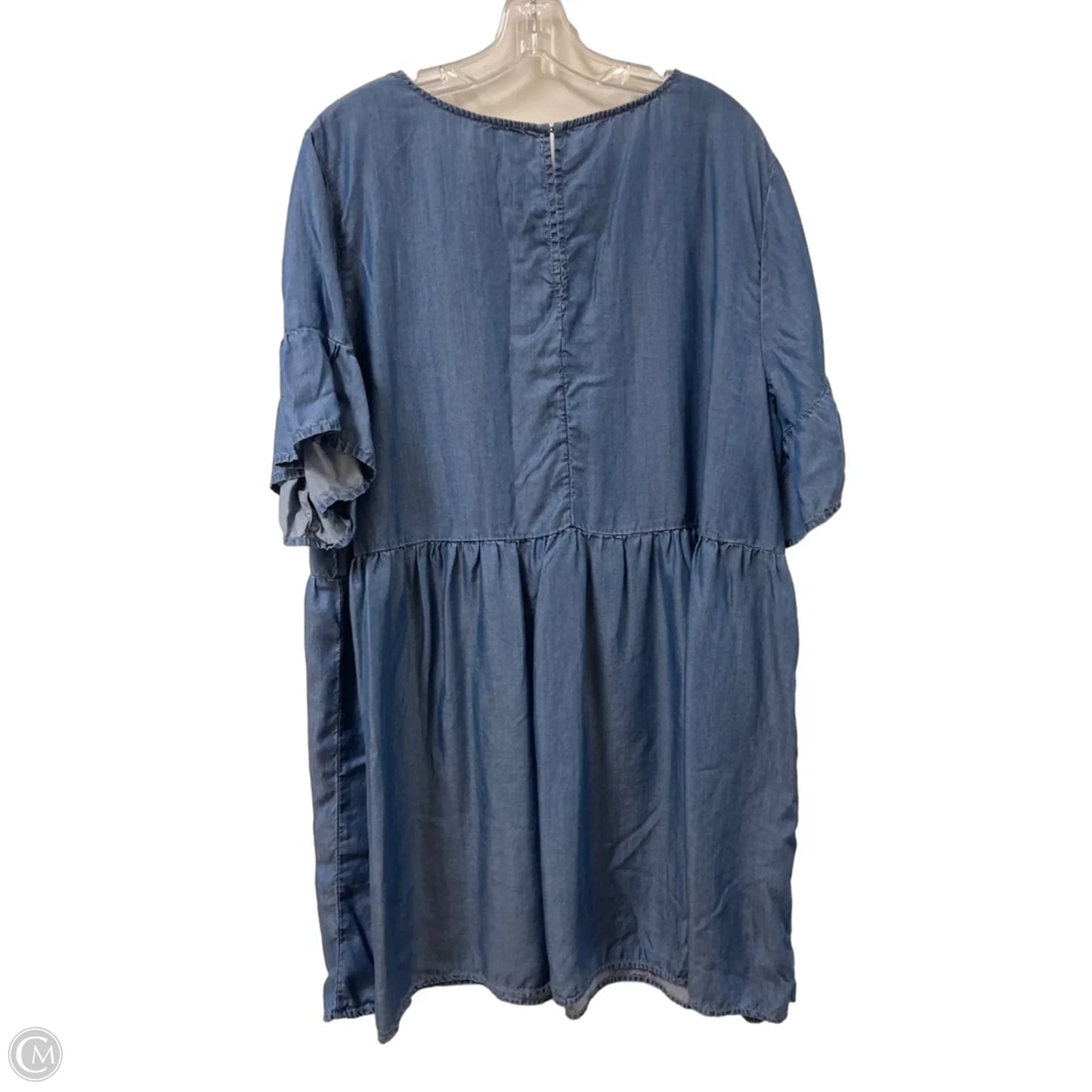 Dress Casual Short By Crown And Ivy In Blue, Size: 2x