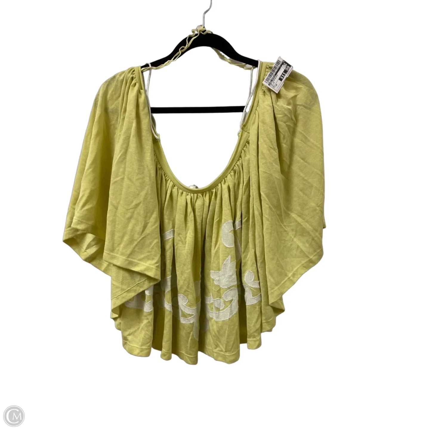 Top Sleeveless By Free People In Yellow, Size: Sp