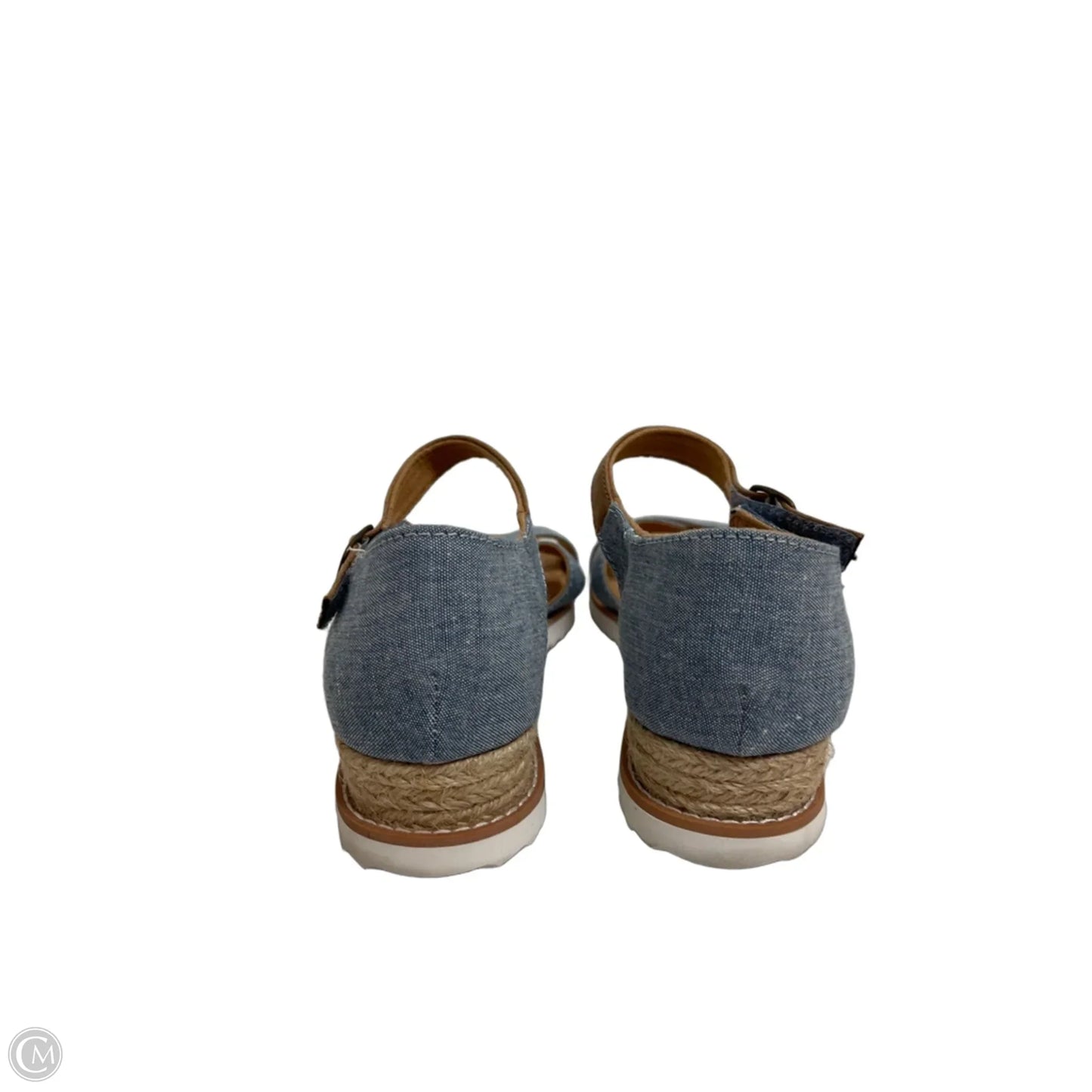 Sandals Flats By Bobs In Blue, Size: 8