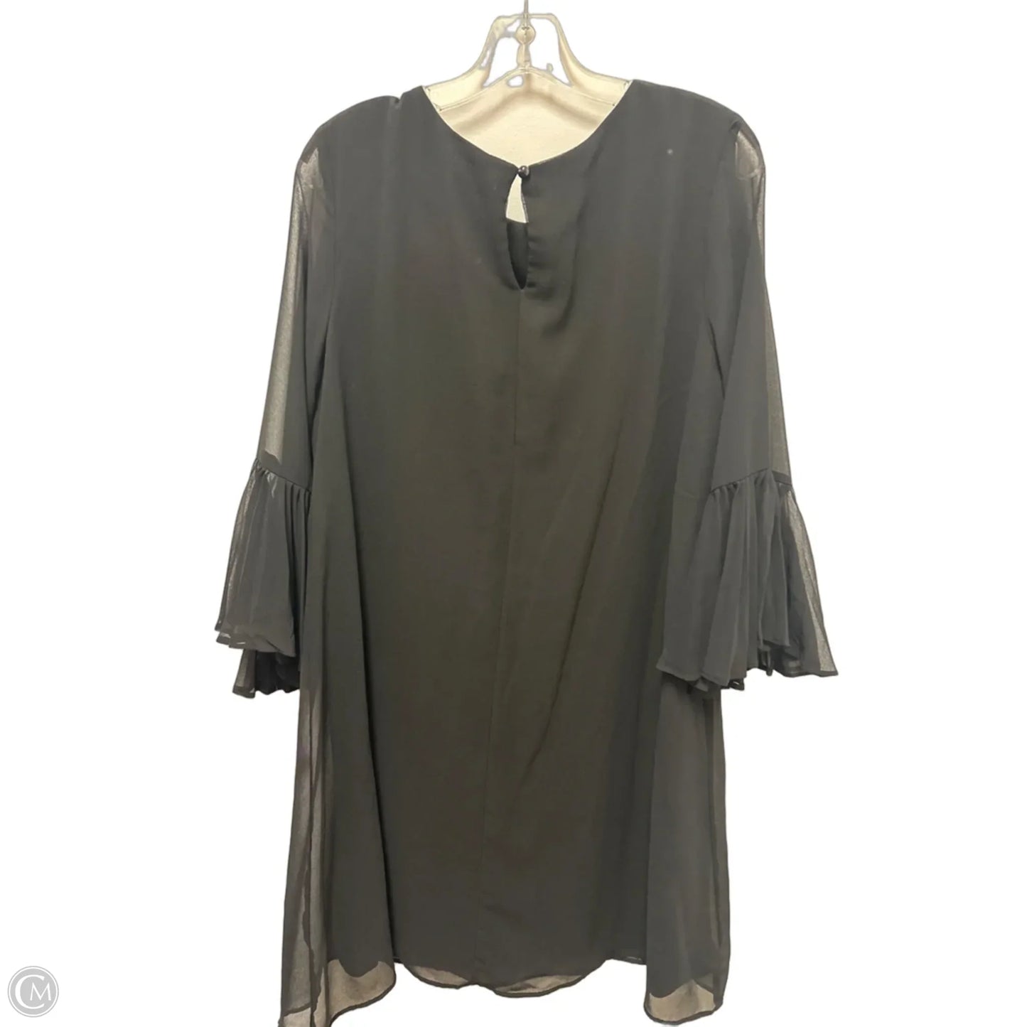 Dress Casual Midi By Sandra Darren In Black, Size: Xl
