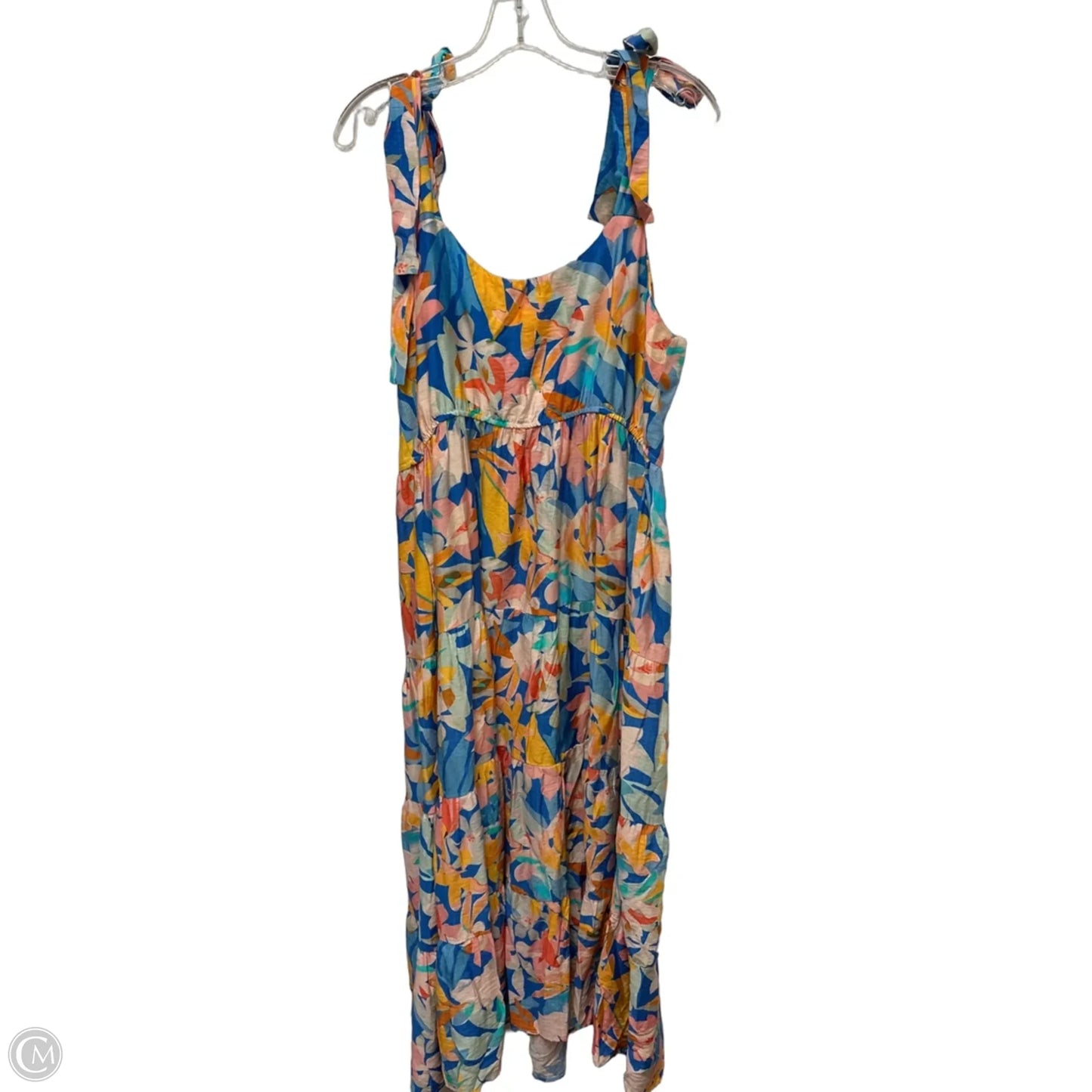 Dress Casual Maxi By Clothes Mentor In Floral Print, Size: M
