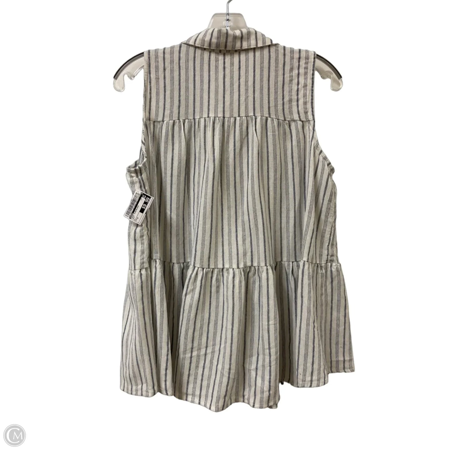 Tunic Sleeveless By Umgee In Navy, Size: M