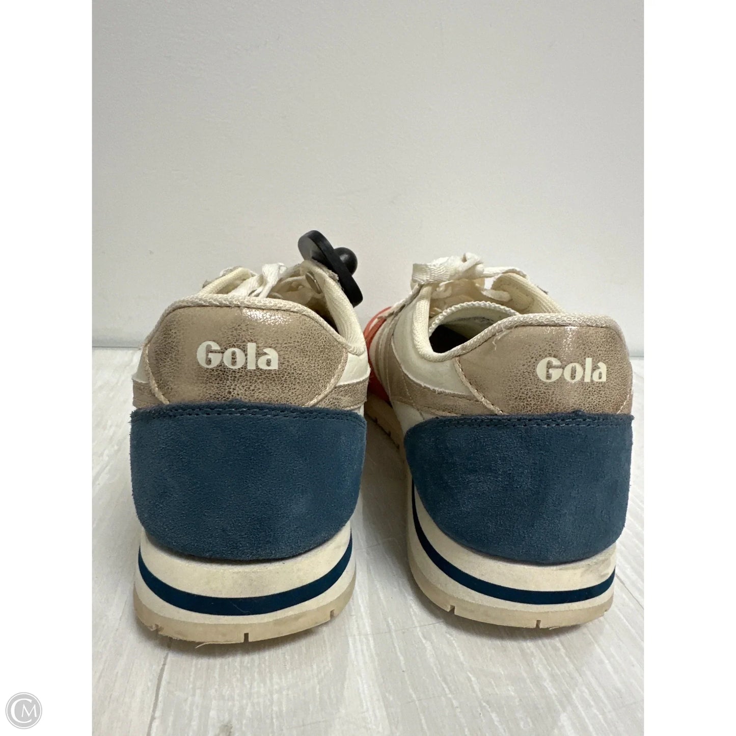 Shoes Sneakers By Gola In Blue & Red & White, Size: 9
