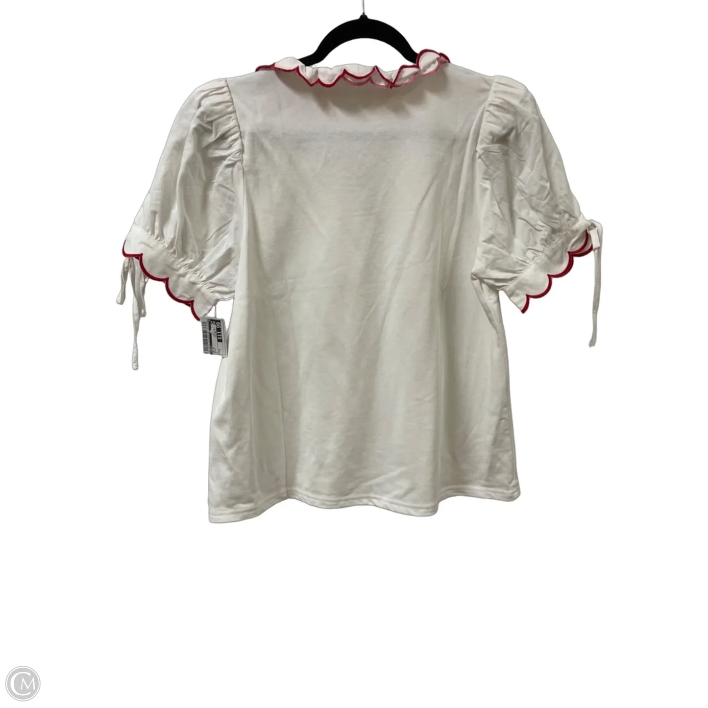Top Short Sleeve By Jodifl In White, Size: M