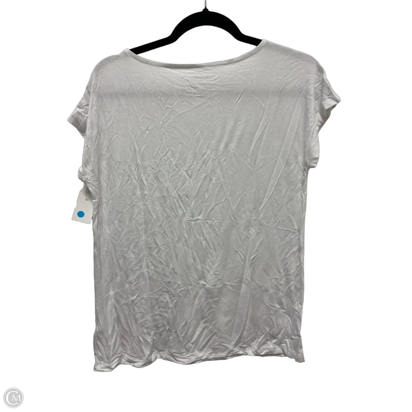 Top Short Sleeve By Tahari In White, Size: M