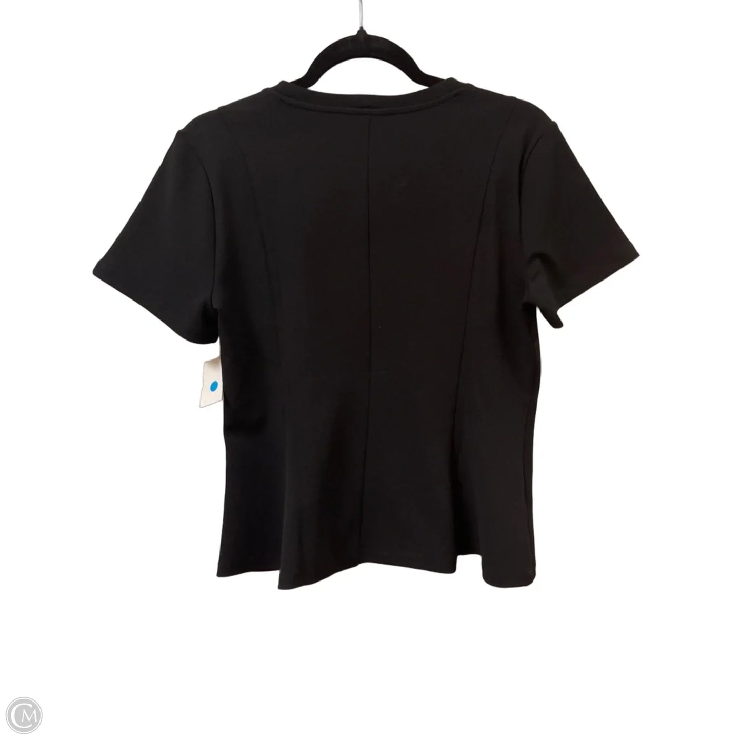 Top Short Sleeve By Ann Taylor In Black, Size: M