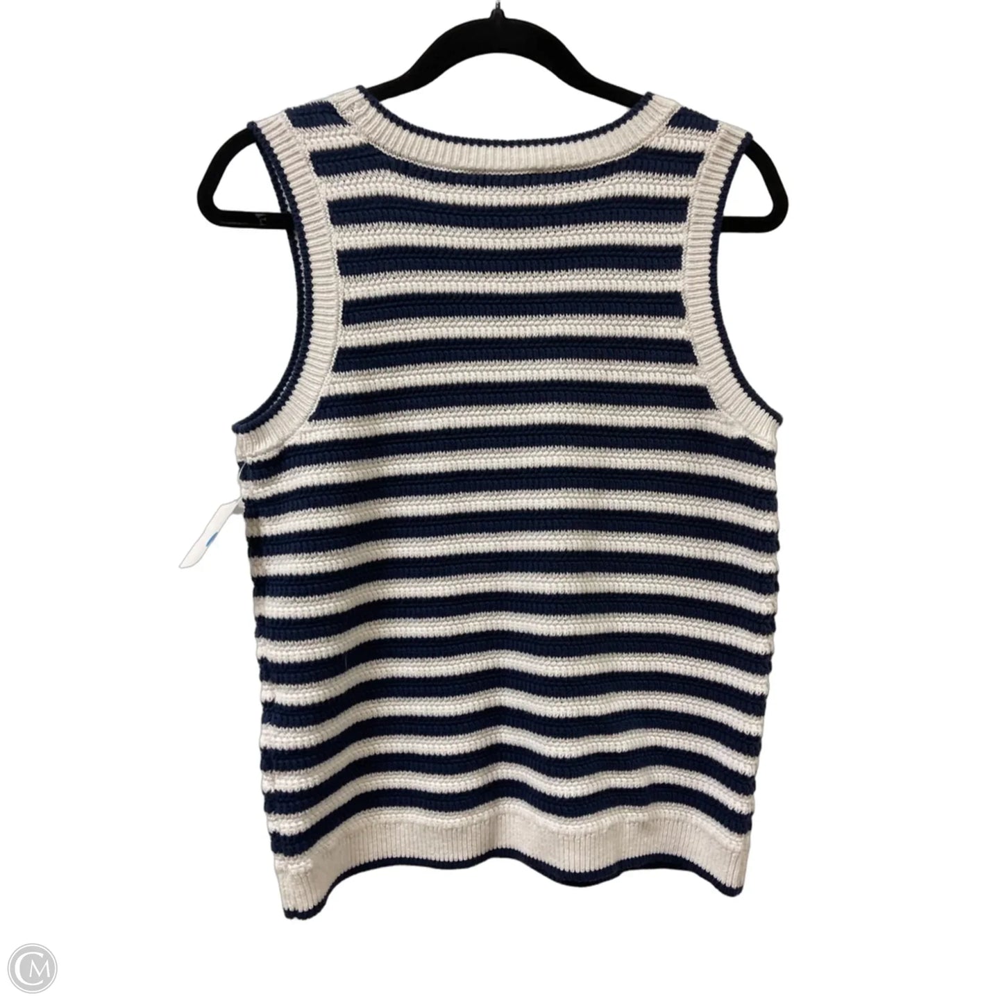 Top Sleeveless By Nine West In Navy, Size: L