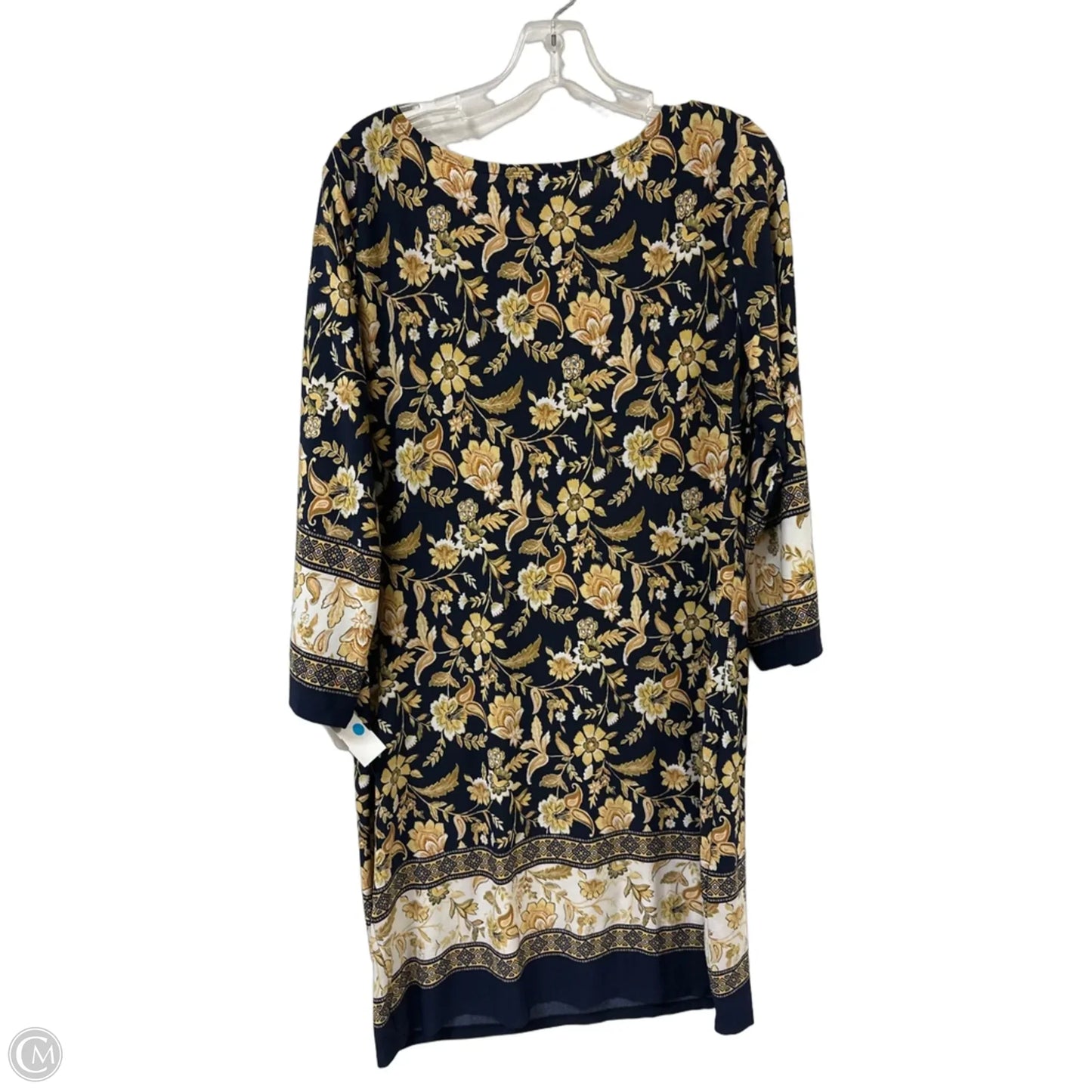 Dress Casual Midi By Enfocus In Navy, Size: L