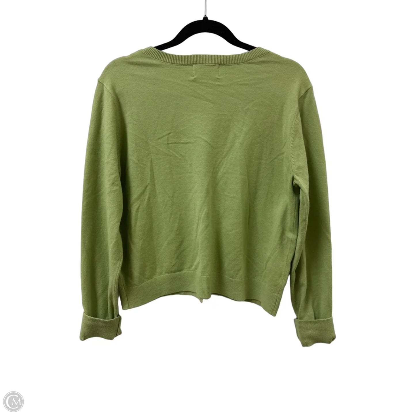 Sweater Cardigan By Old Navy In Green, Size: L