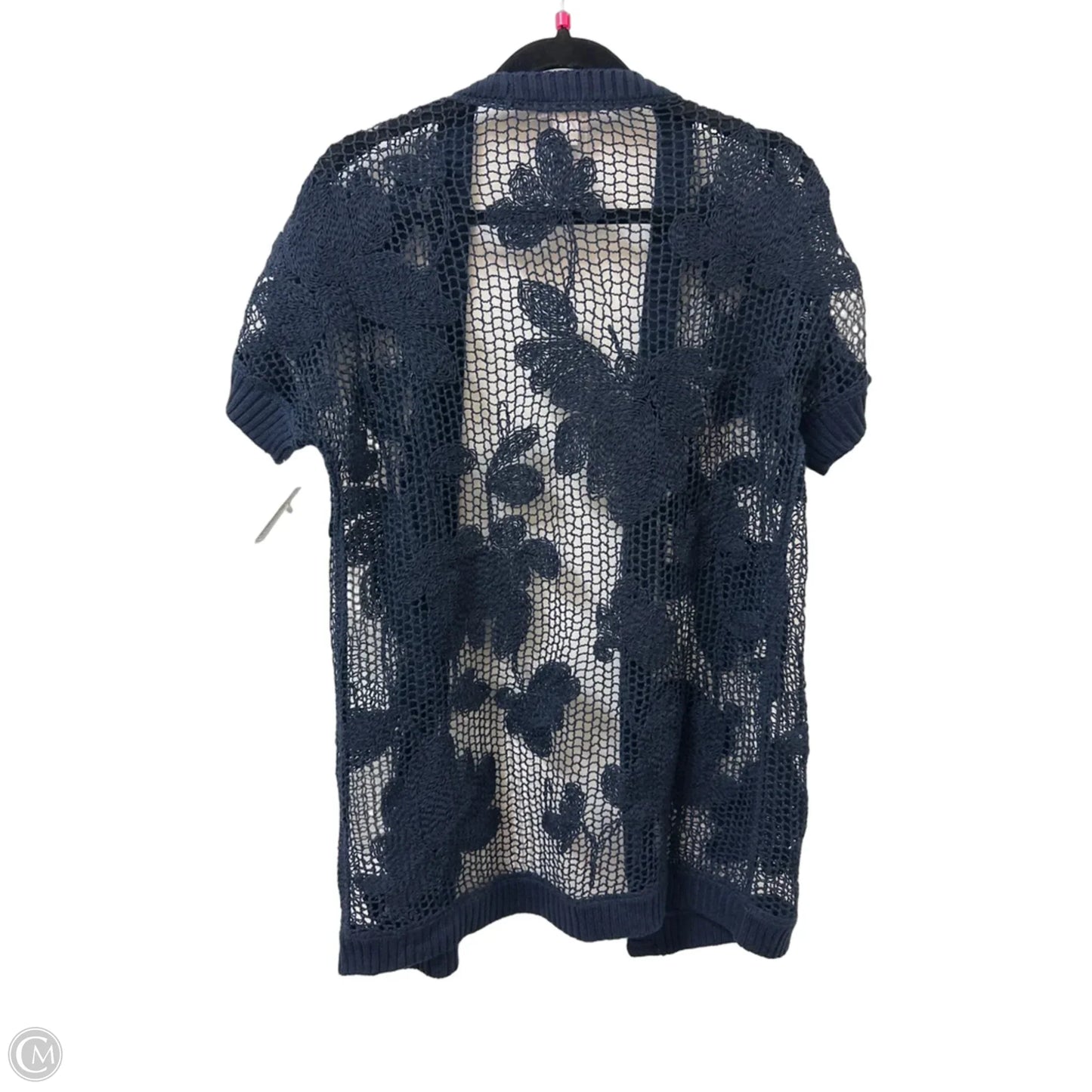 Sweater Cardigan By Chicos In Navy, Size: S