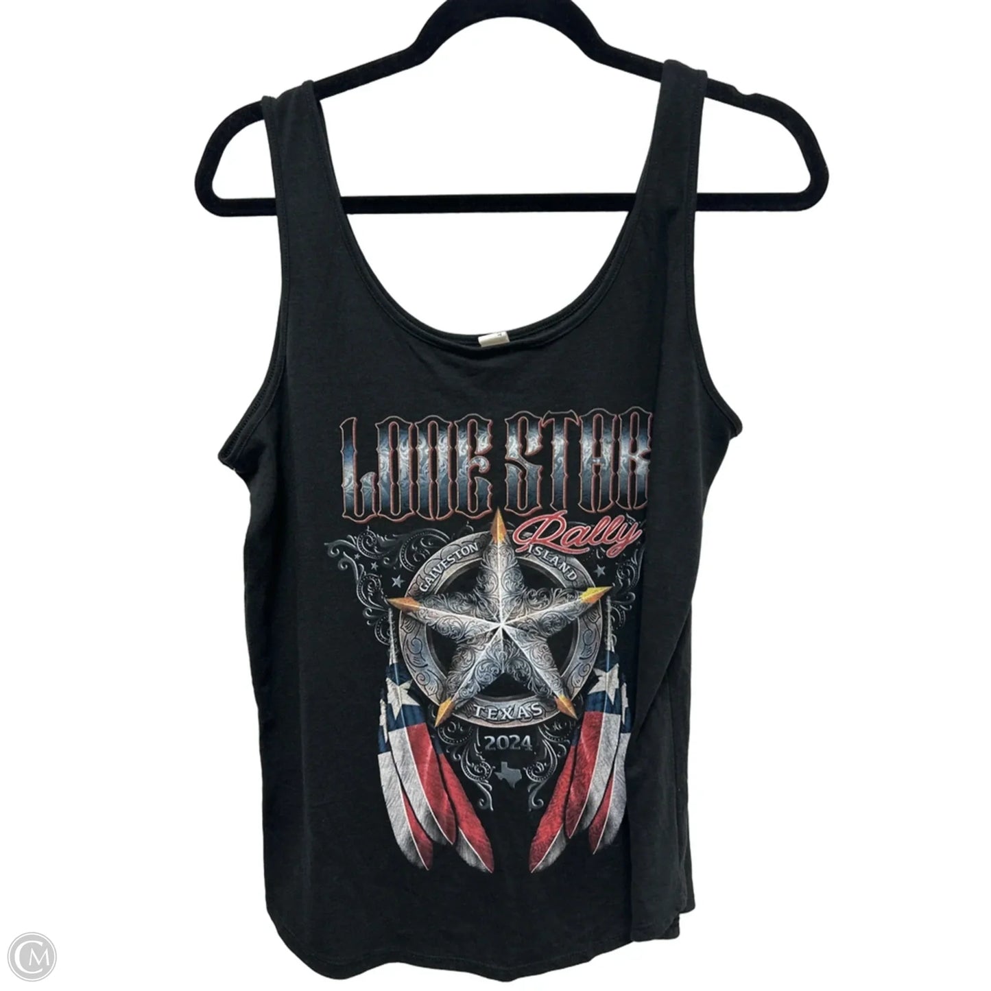 Tank Top By District In Black, Size: L