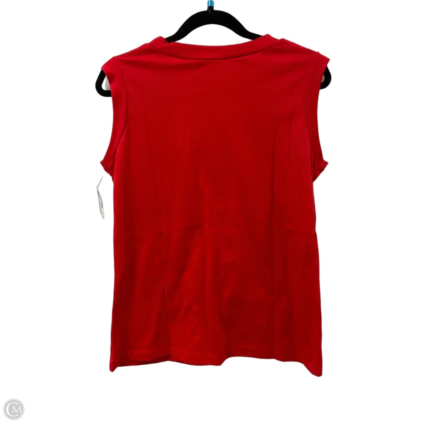 Top Sleeveless By Clothes Mentor In Red, Size: M