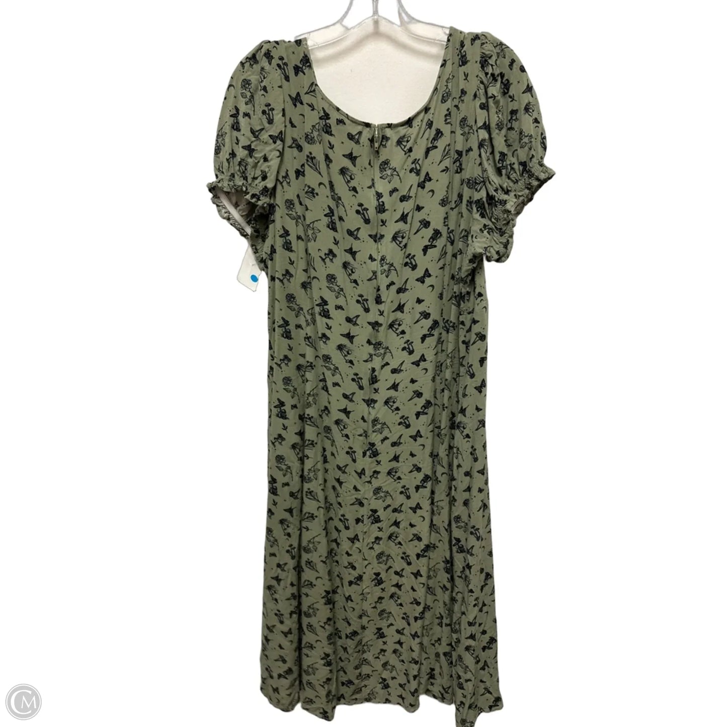 Dress Casual Maxi By Clothes Mentor In Green, Size: 2x