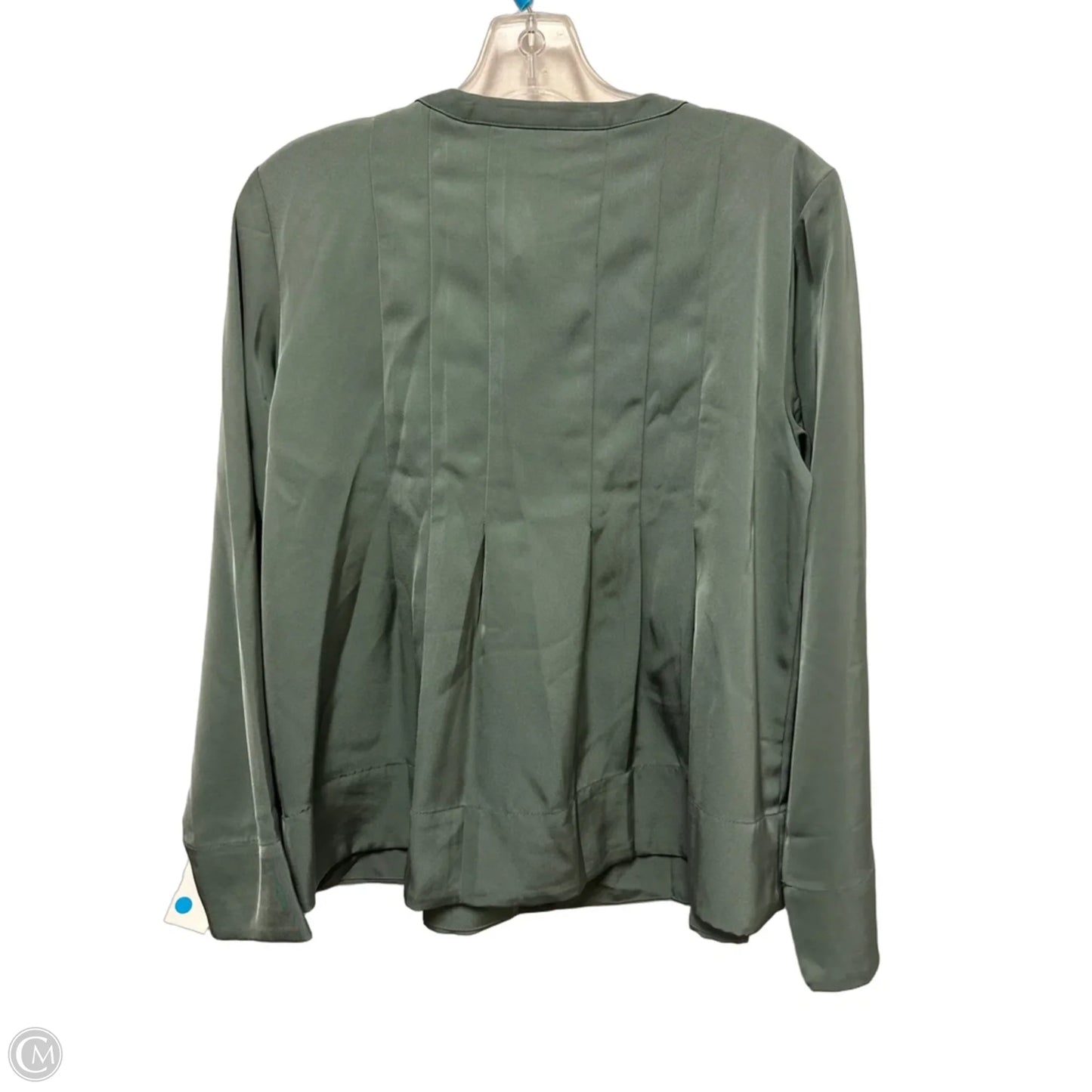 Top Long Sleeve By Banana Republic In Green, Size: S