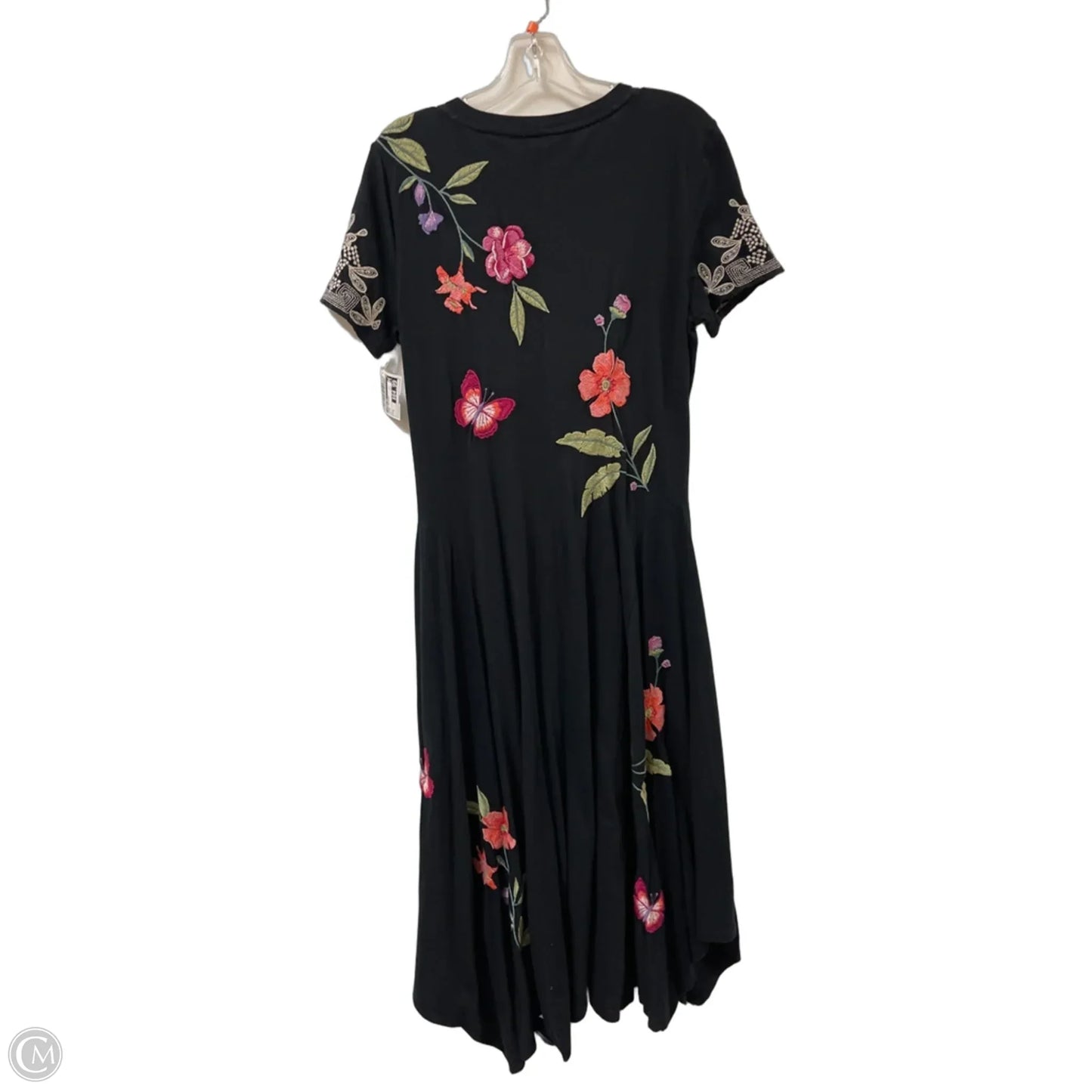Dress Designer By Johnny Was In Black, Size: S