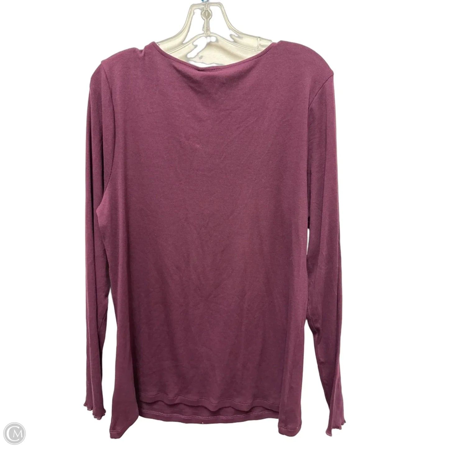 Top Long Sleeve By Torrid In Purple, Size: 2x