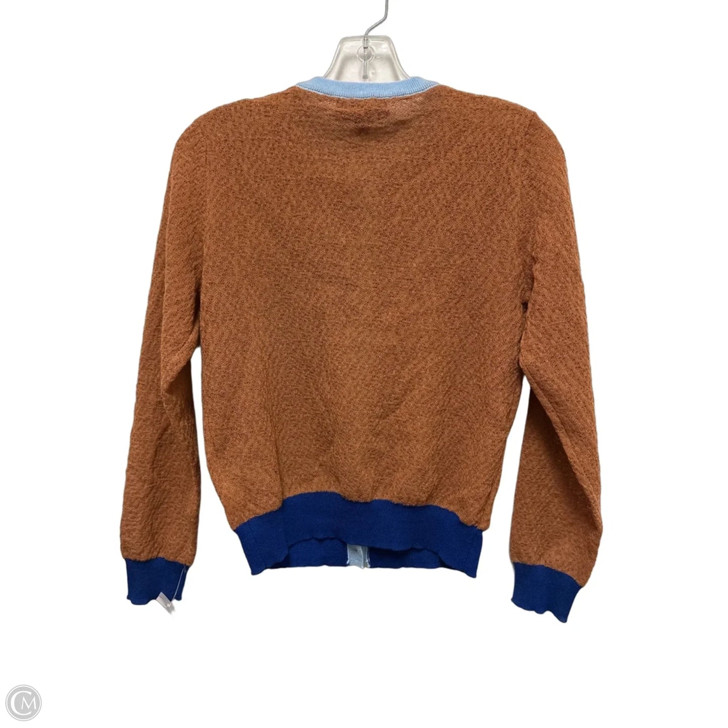 Sweater Cardigan By Zara In Brown, Size: S