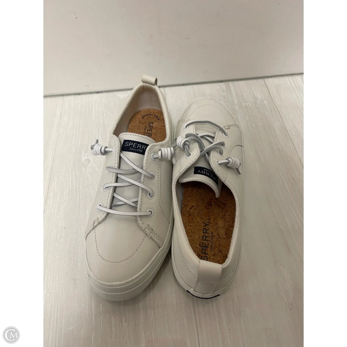 Shoes Sneakers By Sperry In White, Size: 8.5