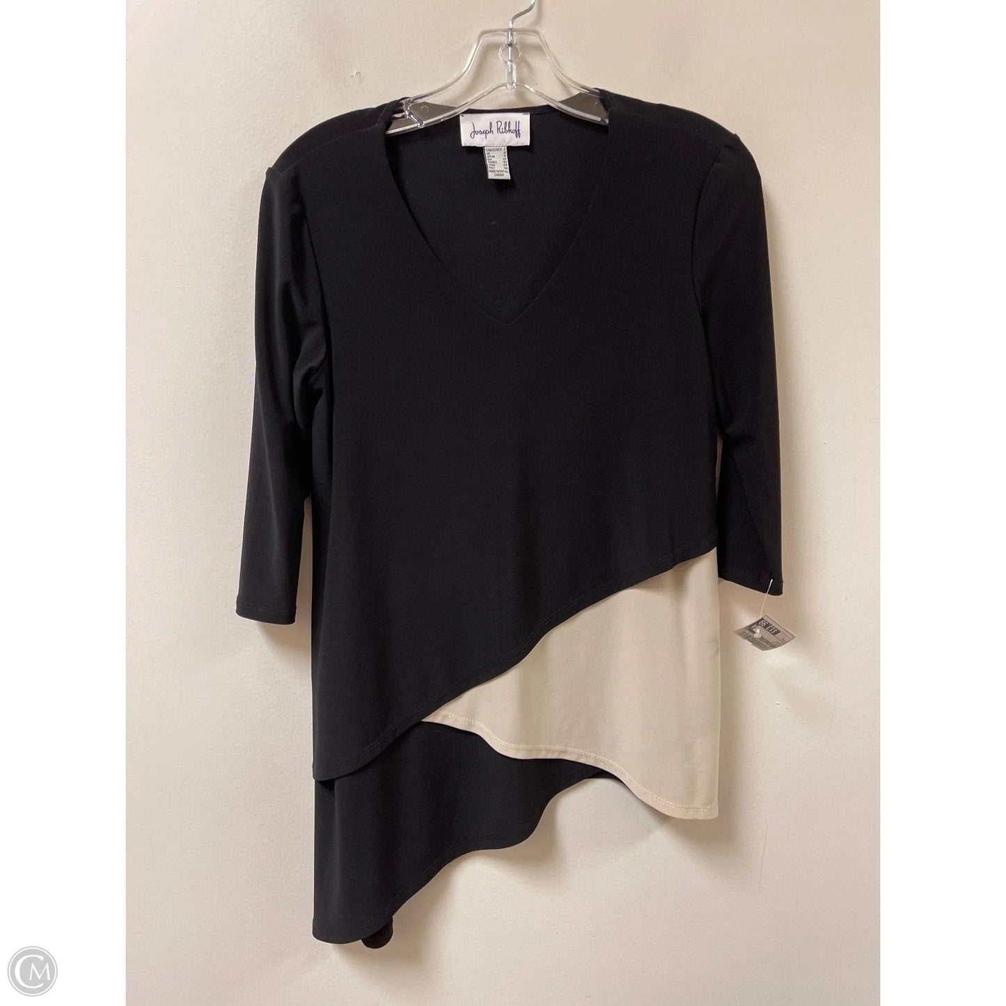 Top Long Sleeve By Joseph Ribkoff In Black, Size: S
