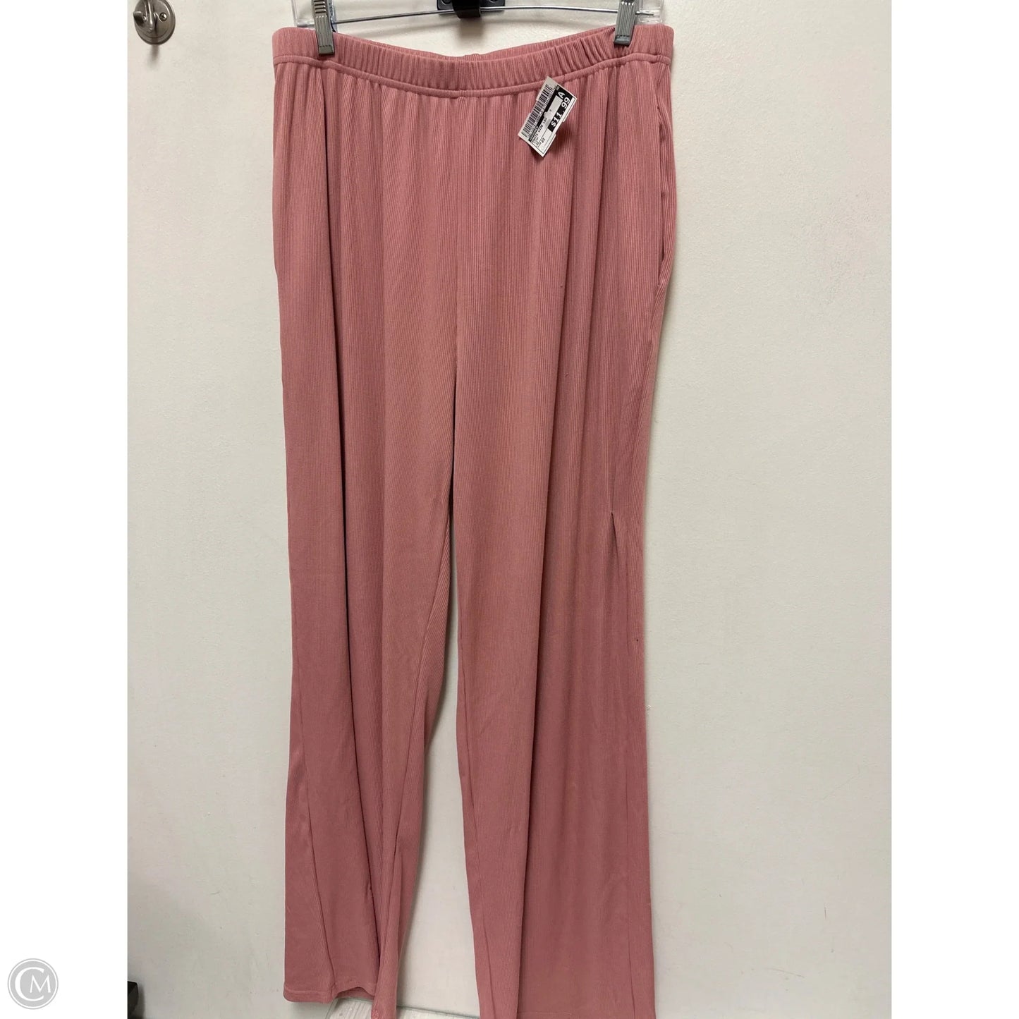 Pants Wide Leg By Ekouaer In Pink, Size: 22