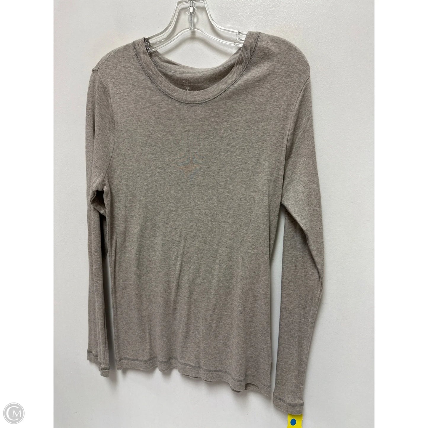Top Long Sleeve Basic By Gap In Cream, Size: Xl