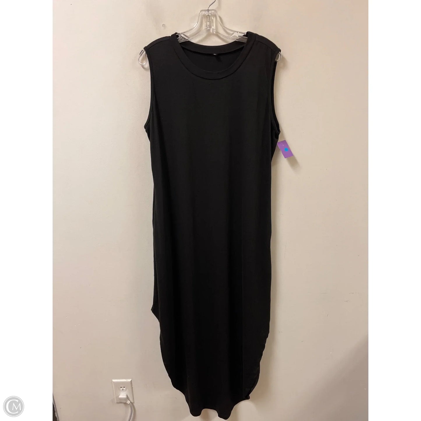 Dress Casual Maxi By Clothes Mentor In Black, Size: Xl