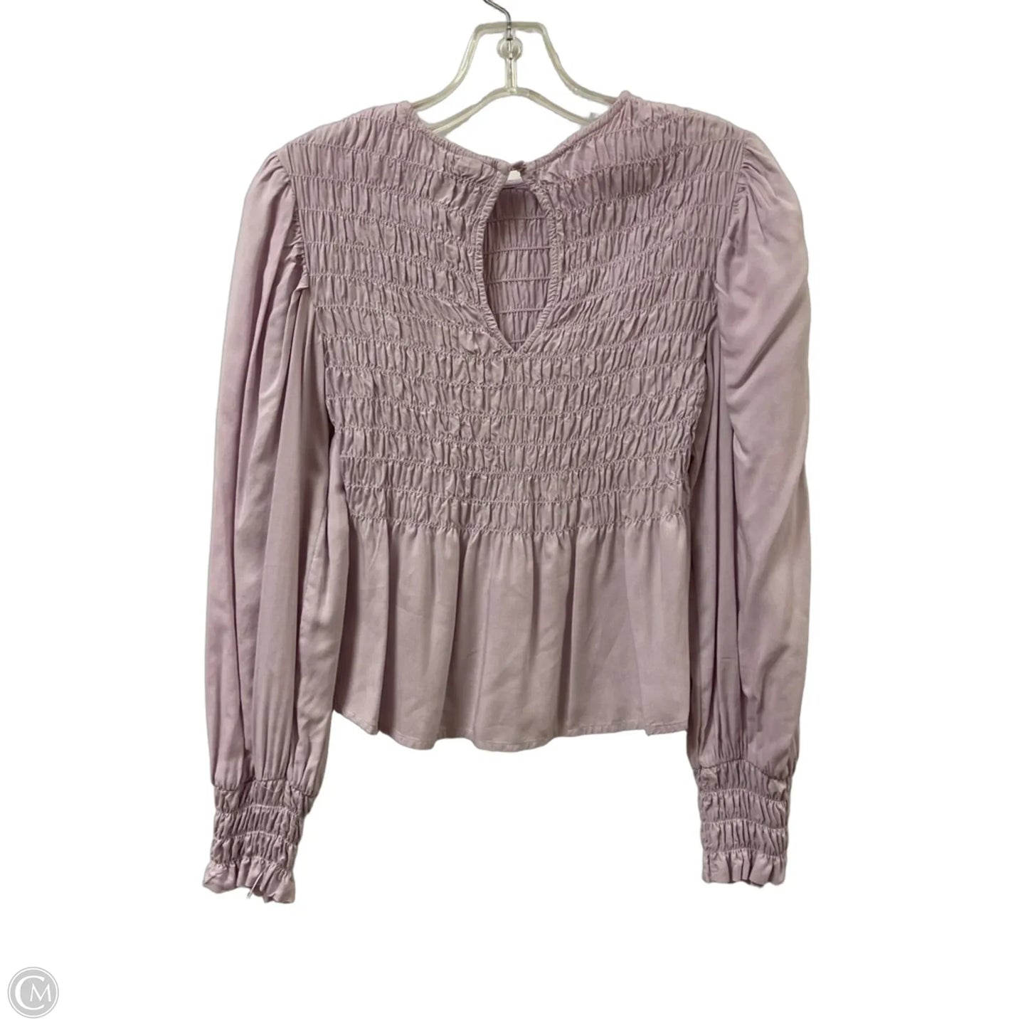 Top Long Sleeve By A New Day In Purple, Size: Xs