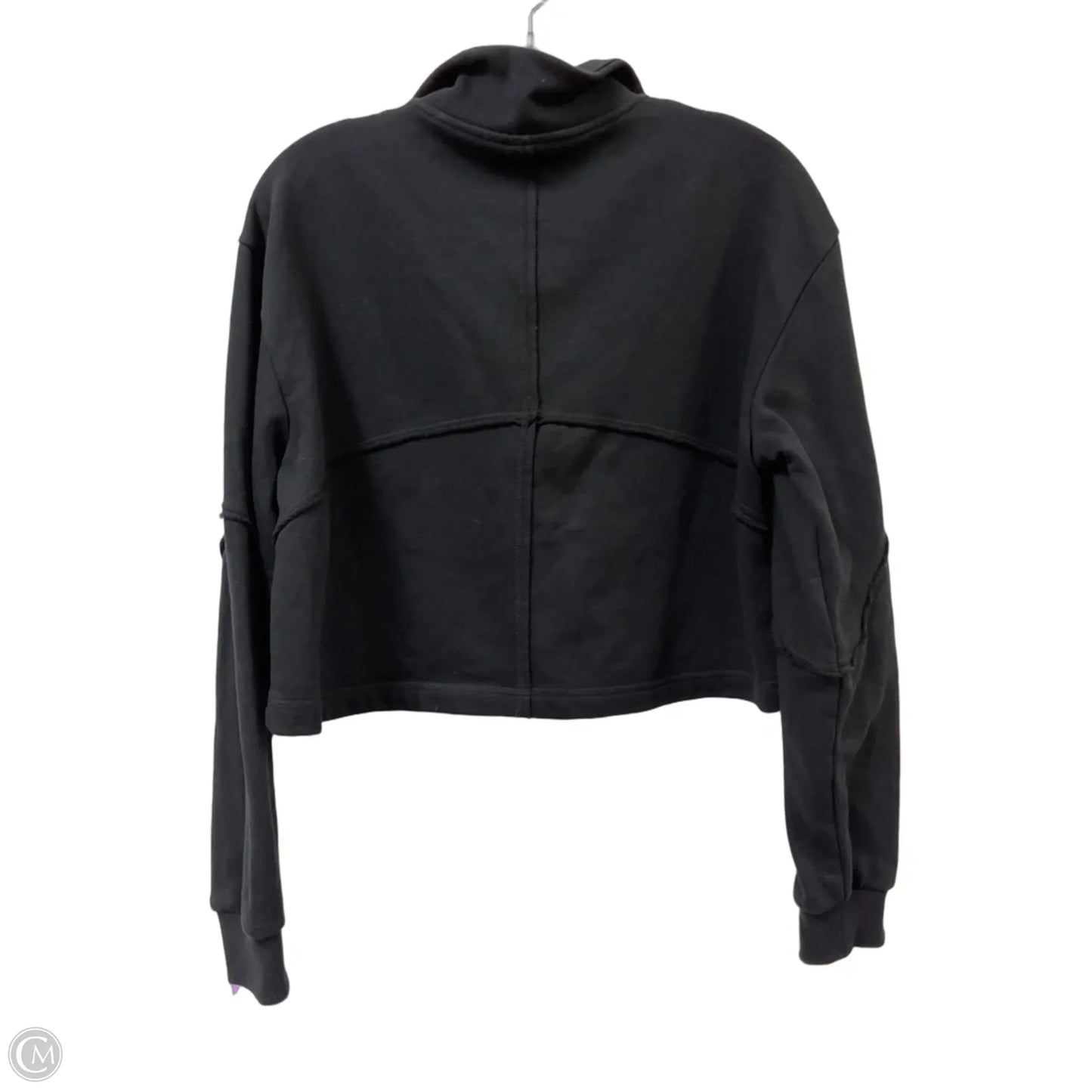 Athletic Sweatshirt Collar By Sweaty Betty In Black, Size: M