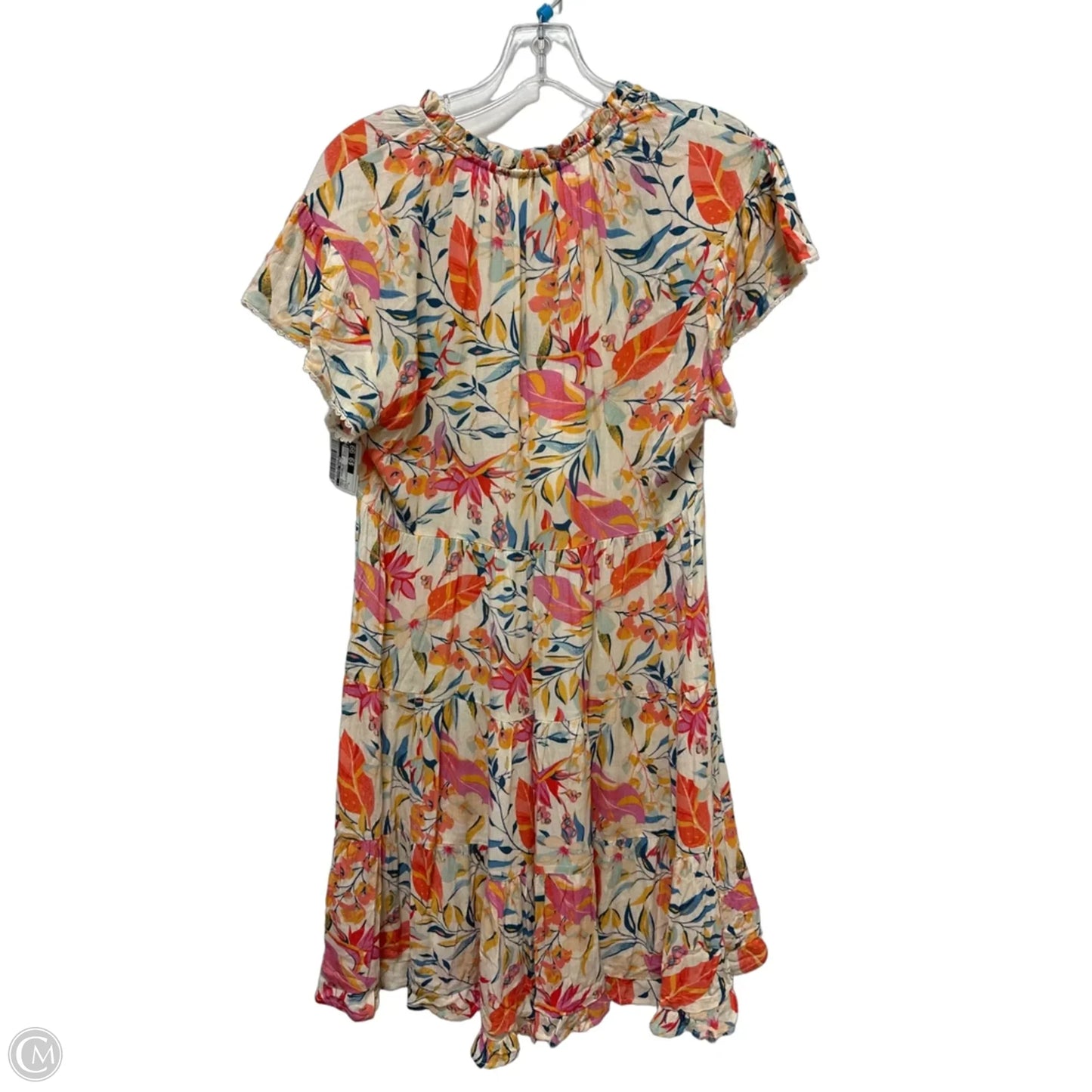 Dress Casual Short By Clothes Mentor In Cream, Size: L