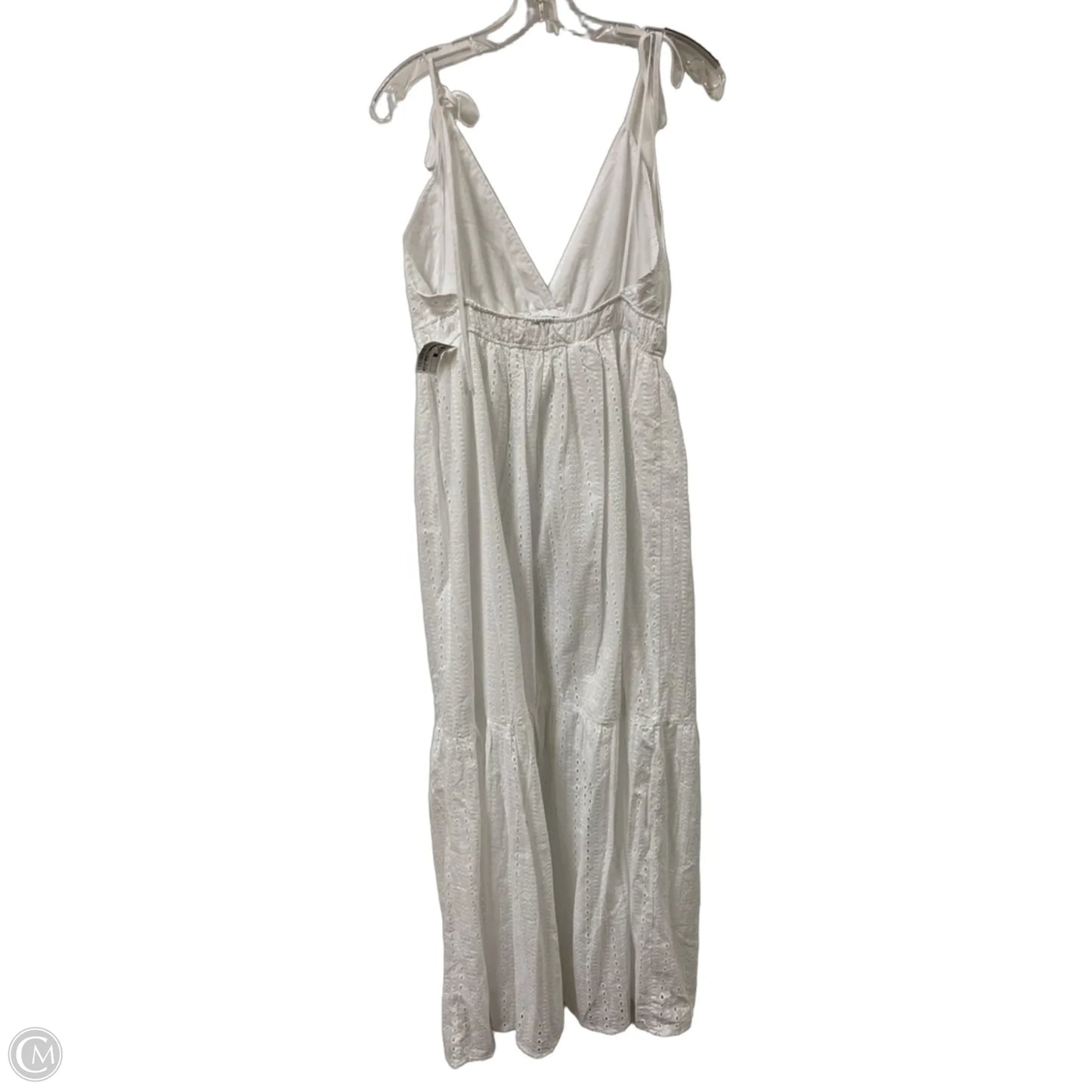 Dress Casual Maxi By Hunter & Brown In White, Size: L