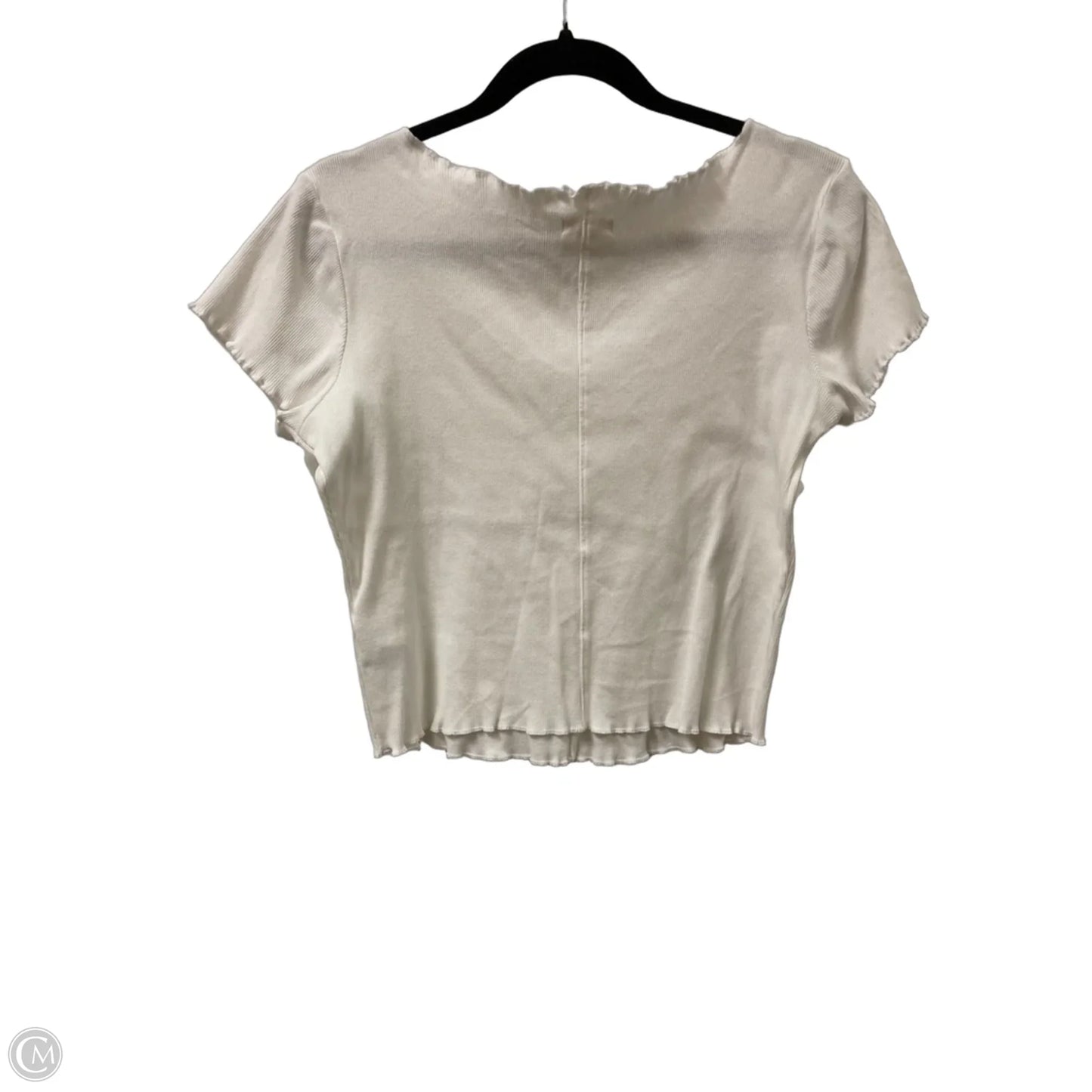 Top Short Sleeve By Pilcro In White, Size: M