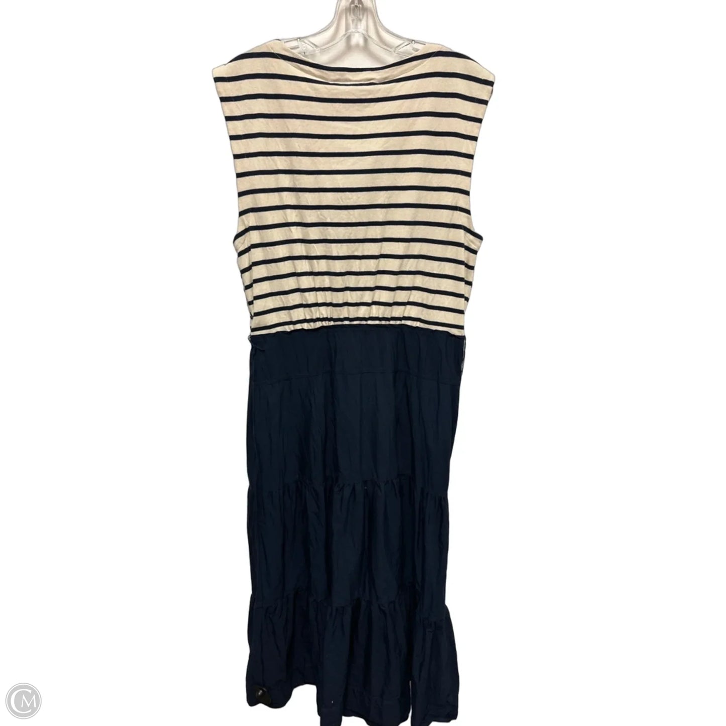 Dress Casual Maxi By Veronica Beard In Navy, Size: L