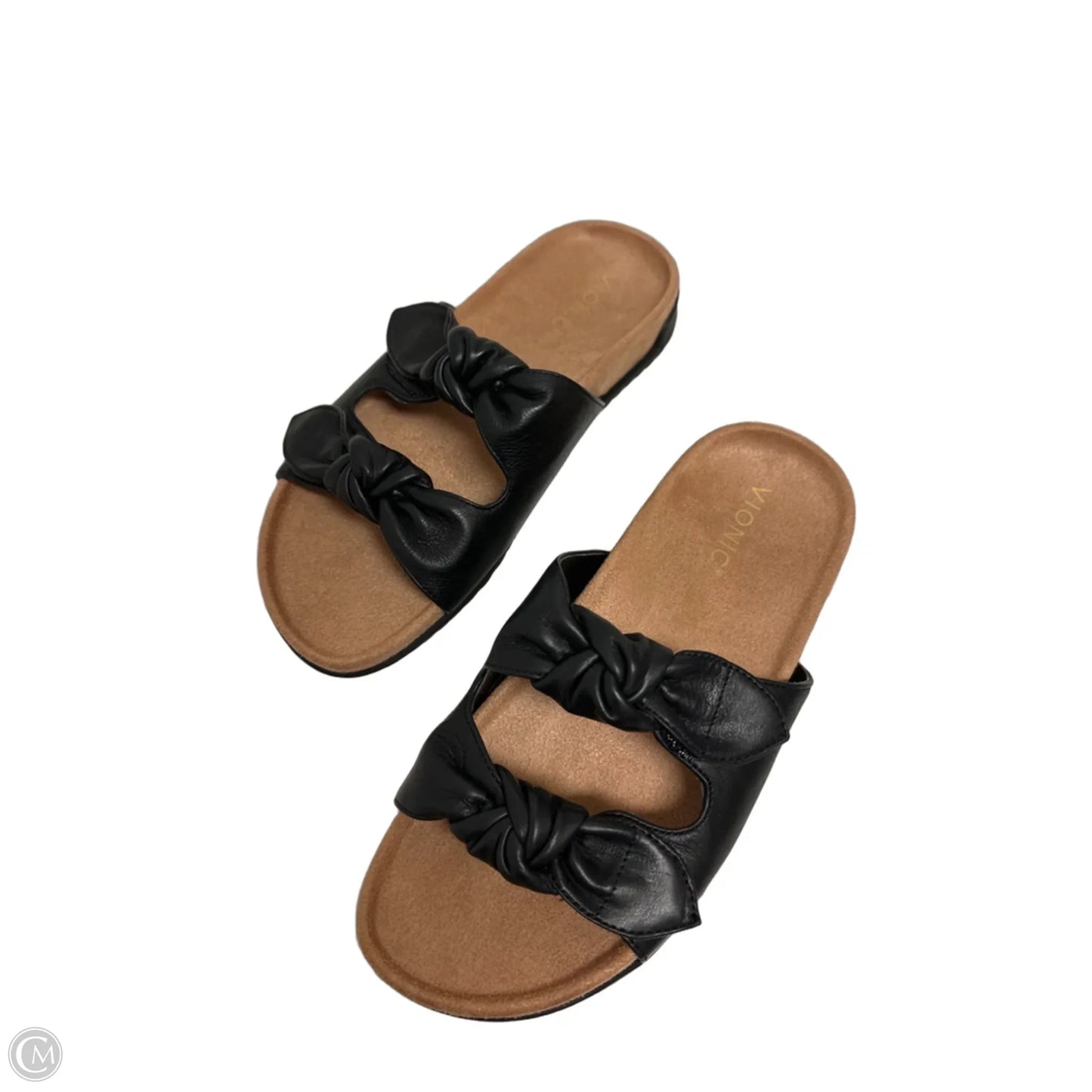 Sandals Flats By Vionic In Black, Size: 7