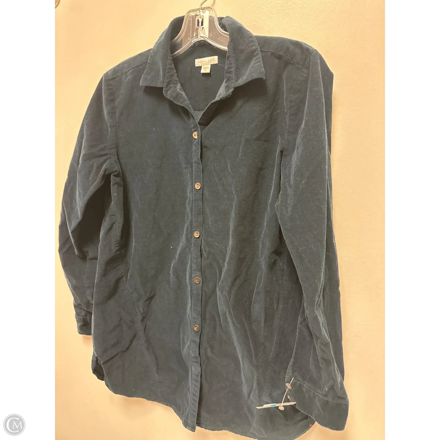 Blouse Long Sleeve By J. Jill In Navy, Size: Xs