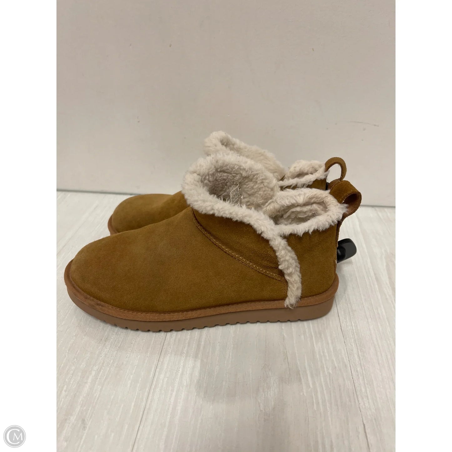 Boots Ankle Flats By Koolaburra By Ugg In Tan, Size: 9