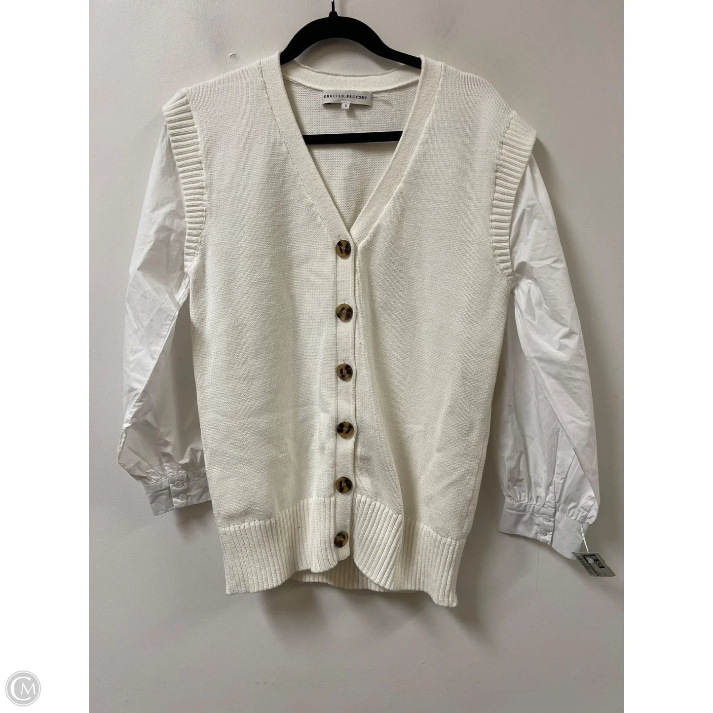 Sweater By English Factory In White, Size: S