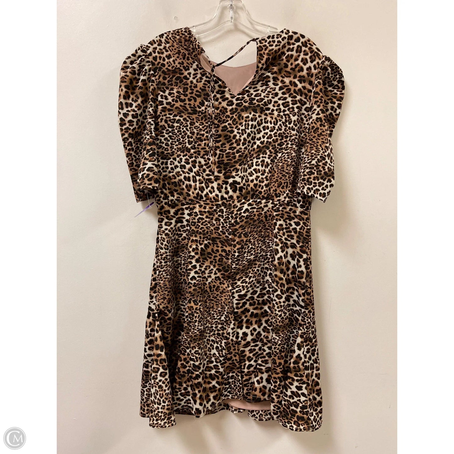 Dress Casual Midi By Sugar Lips In Animal Print, Size: L