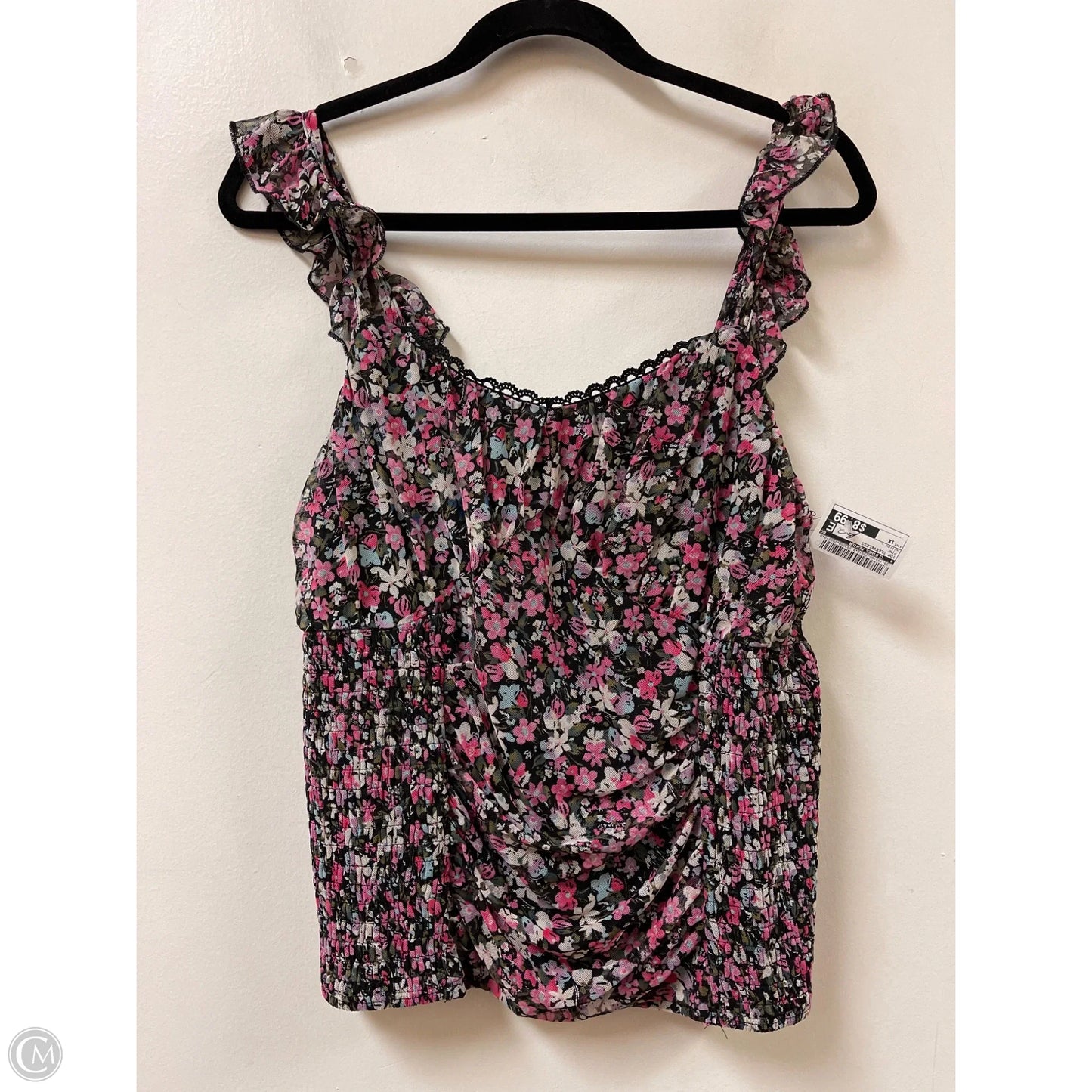 Top Sleeveless By Clothes Mentor In Pink, Size: 1x