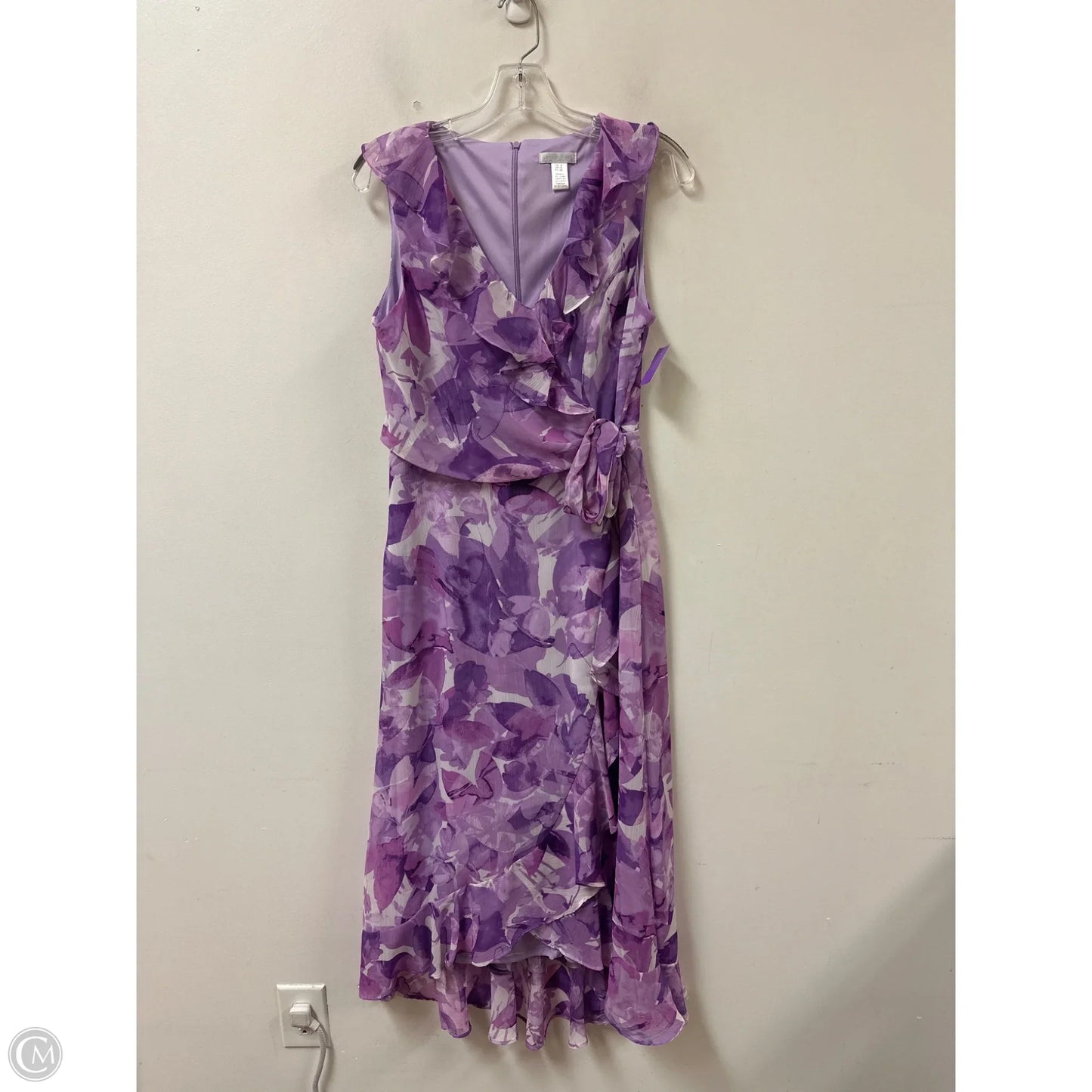 Dress Casual Maxi By London Times In Purple, Size: M