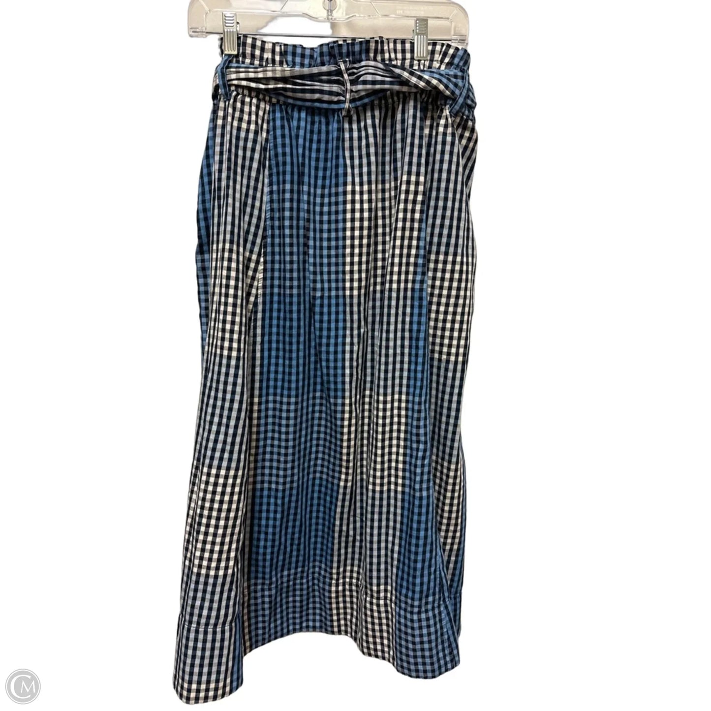 Skirt Maxi By Free Assembly In Black & Blue, Size: L