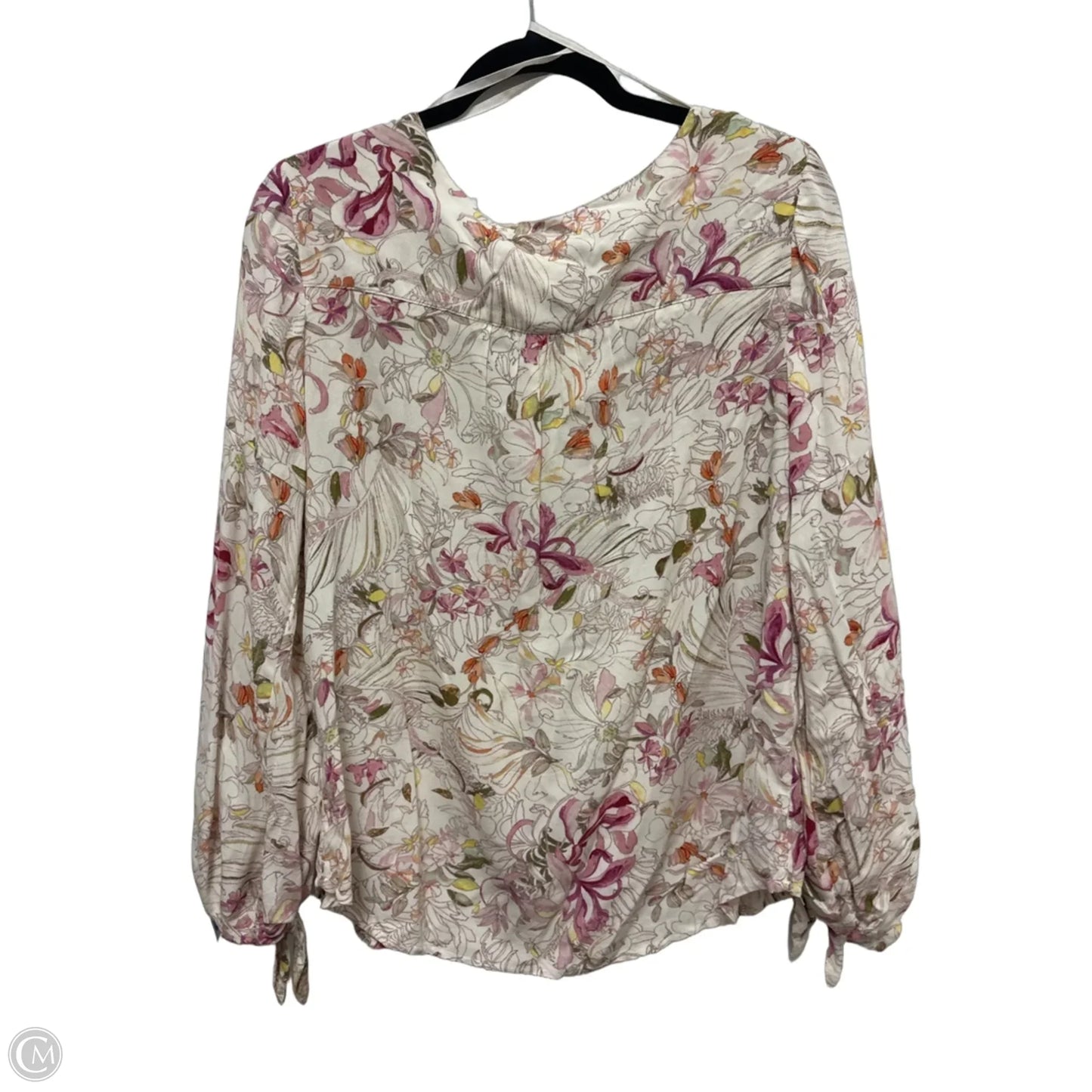 Top Long Sleeve By Maeve In Cream, Size: S