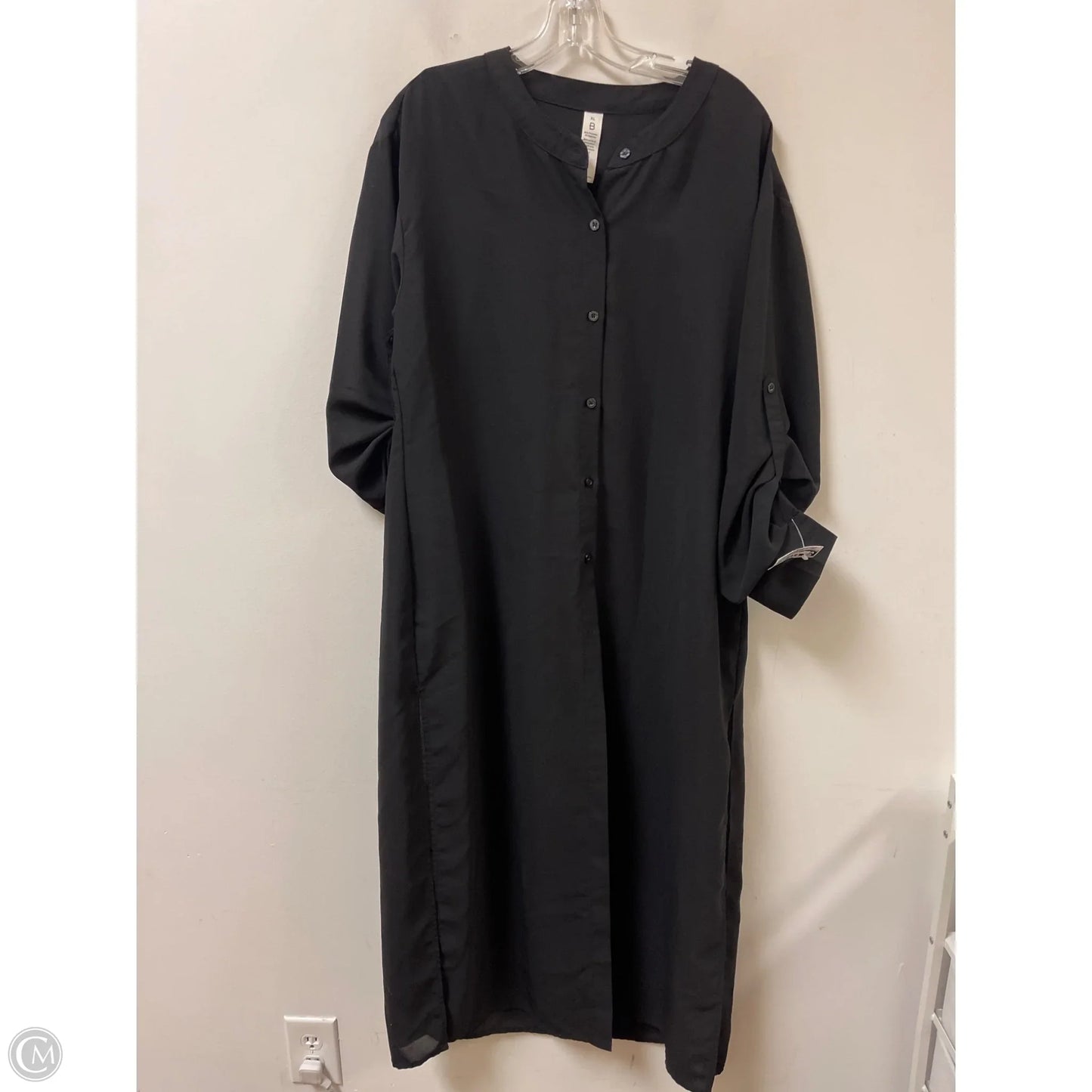 Dress Casual Maxi By Clothes Mentor In Black, Size: Xl