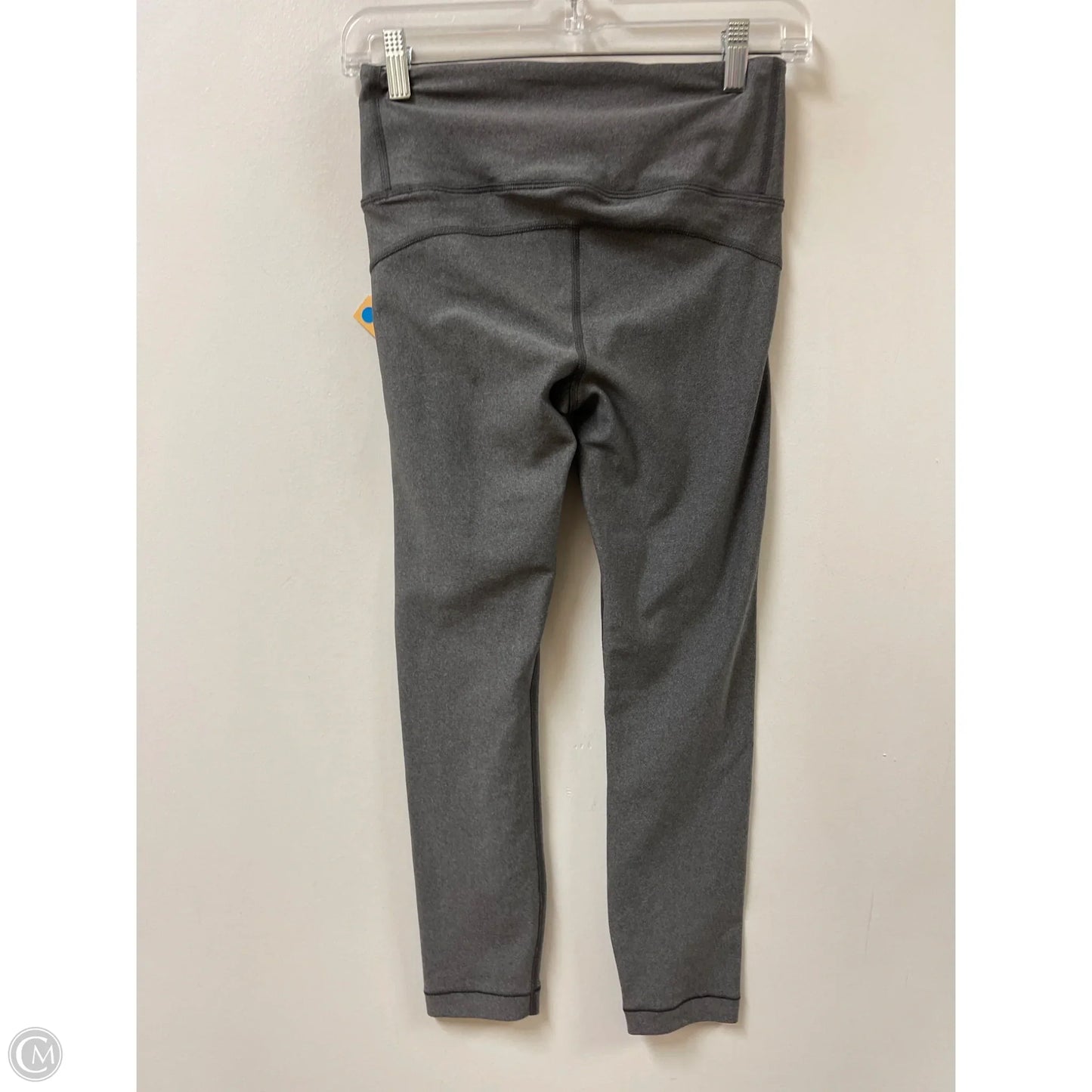 Athletic Leggings By Under Armour In Grey, Size: S