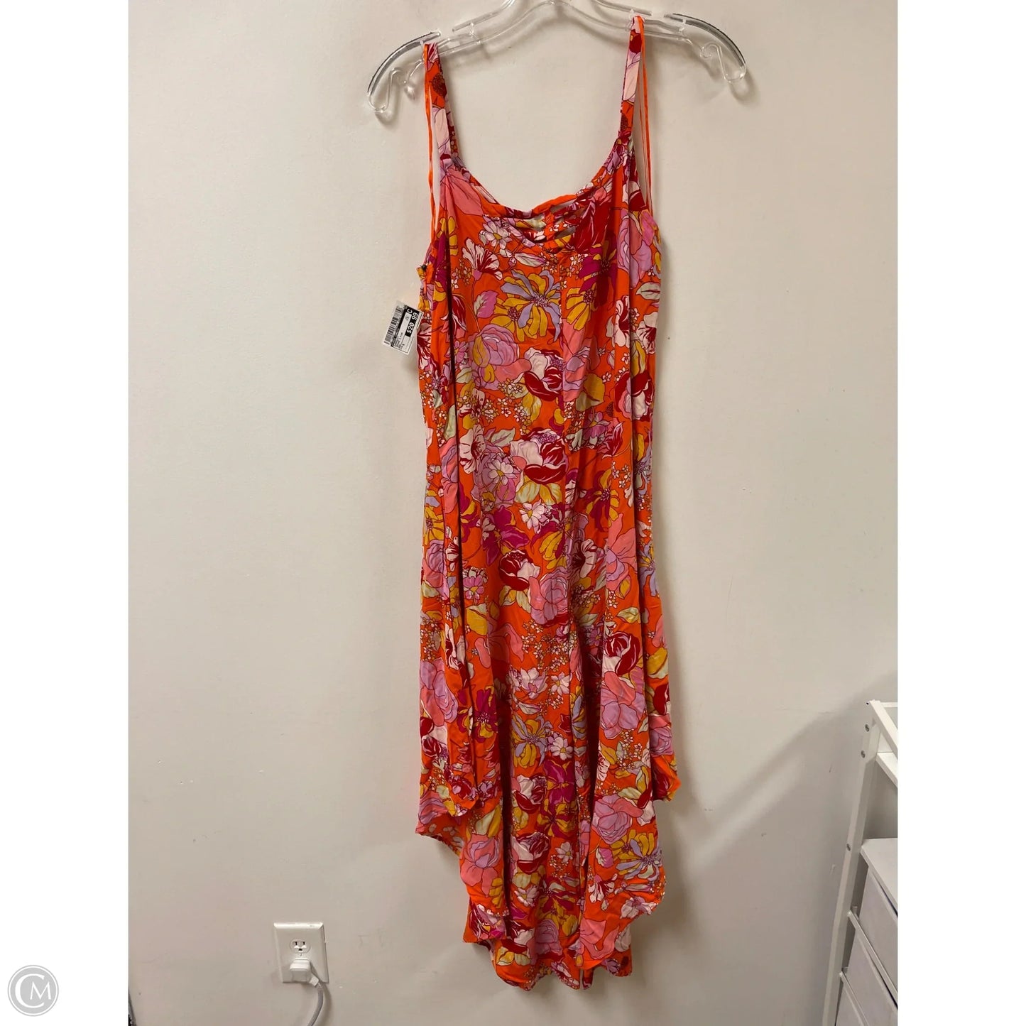 Jumpsuit By Vince Camuto In Orange & Pink, Size: S