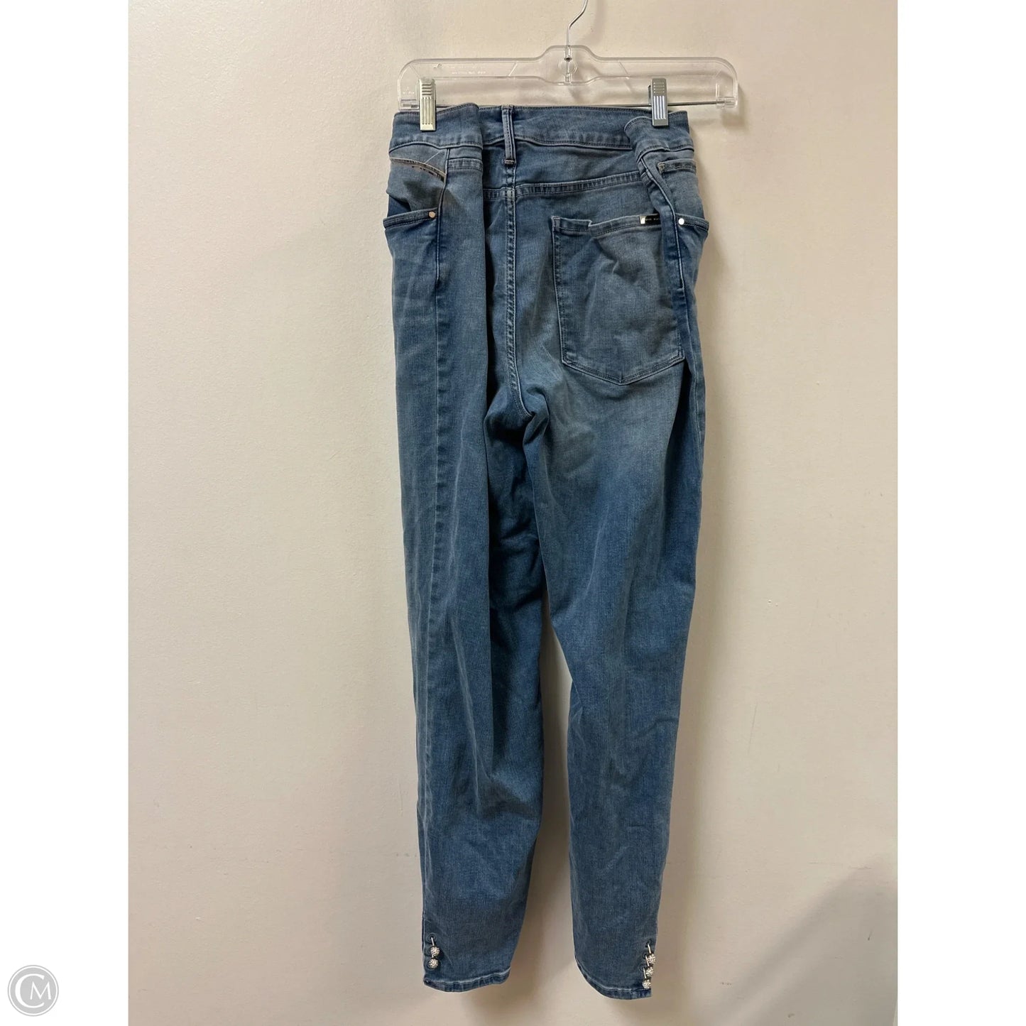 Jeans Skinny By White House Black Market In Blue Denim, Size: 16
