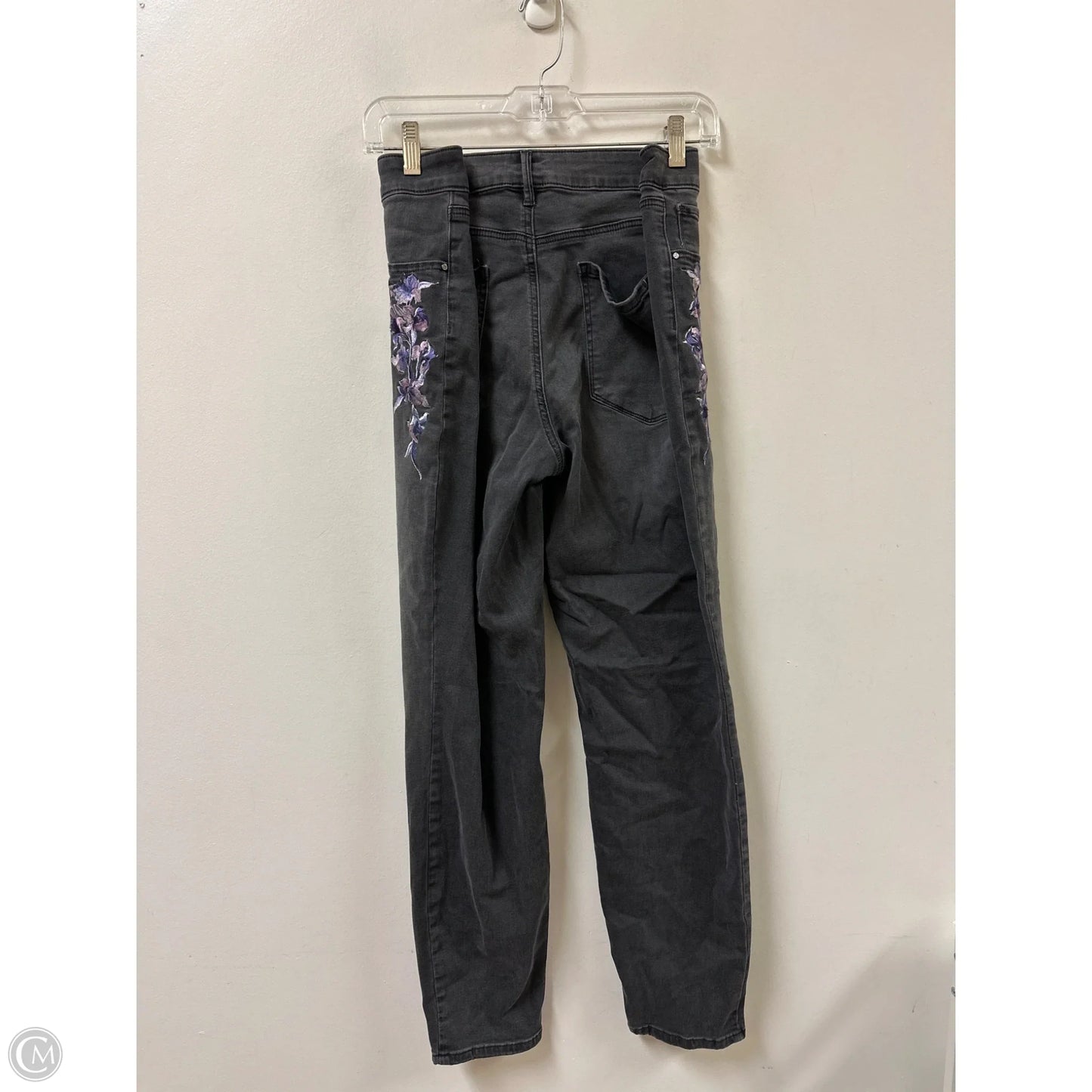 Jeans Skinny By White House Black Market In Grey Denim, Size: 16