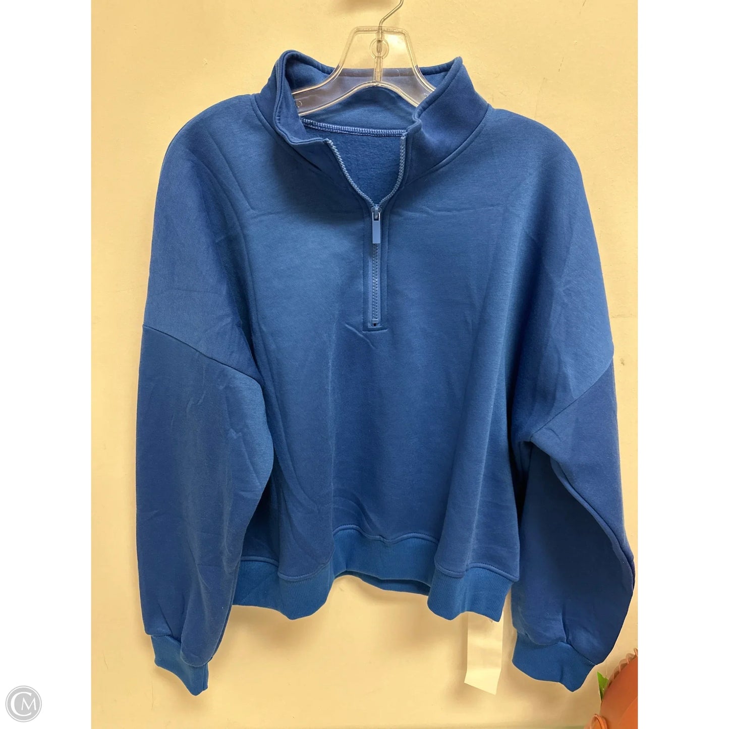 Athletic Sweatshirt Collar By Clothes Mentor In Blue, Size: Xl