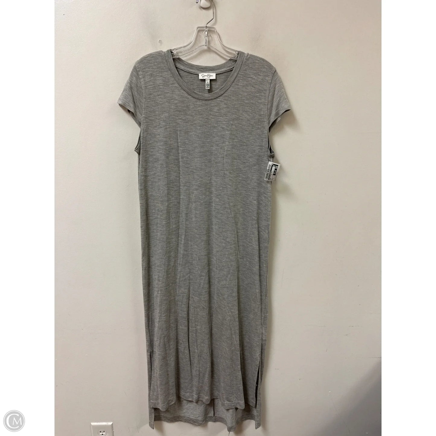 Dress Casual Maxi By Jessica Simpson In Grey, Size: L