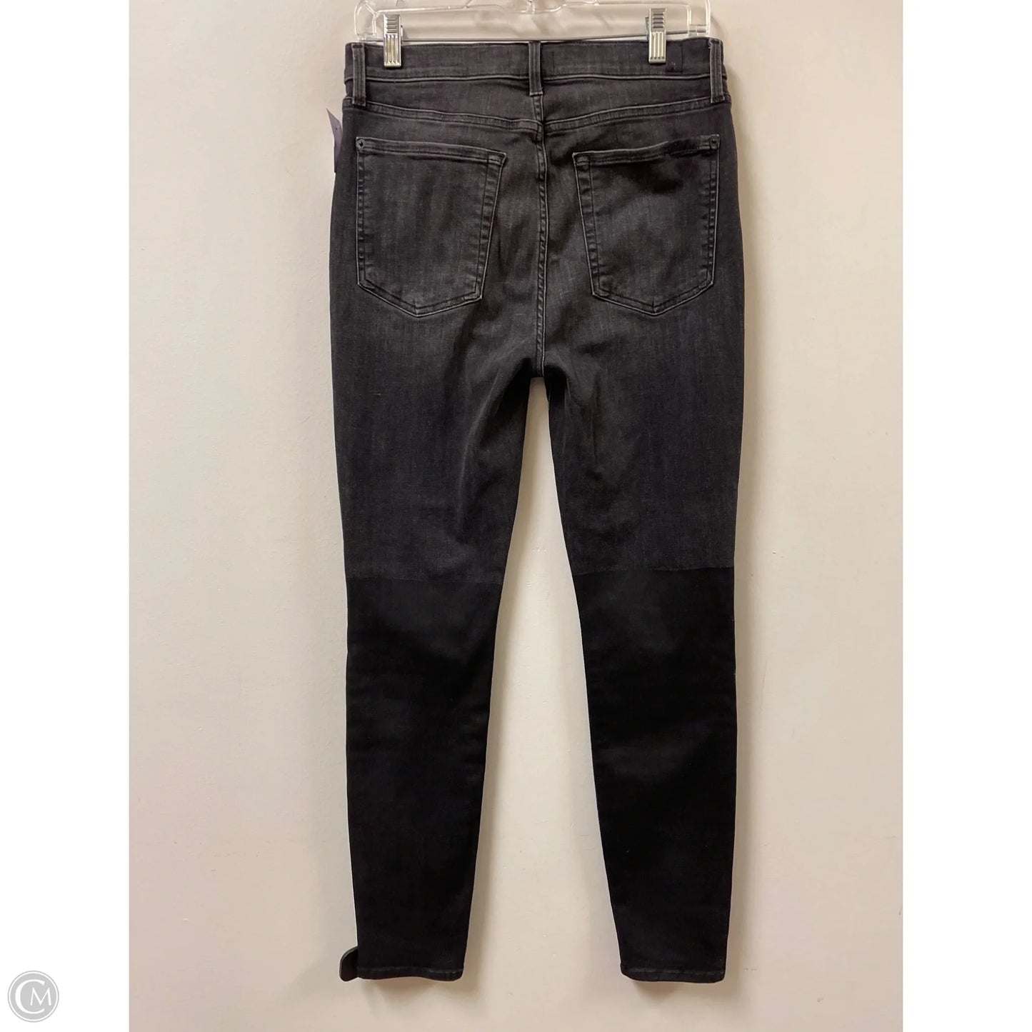 Jeans Skinny By 7 For All Mankind In Grey Denim, Size: 10